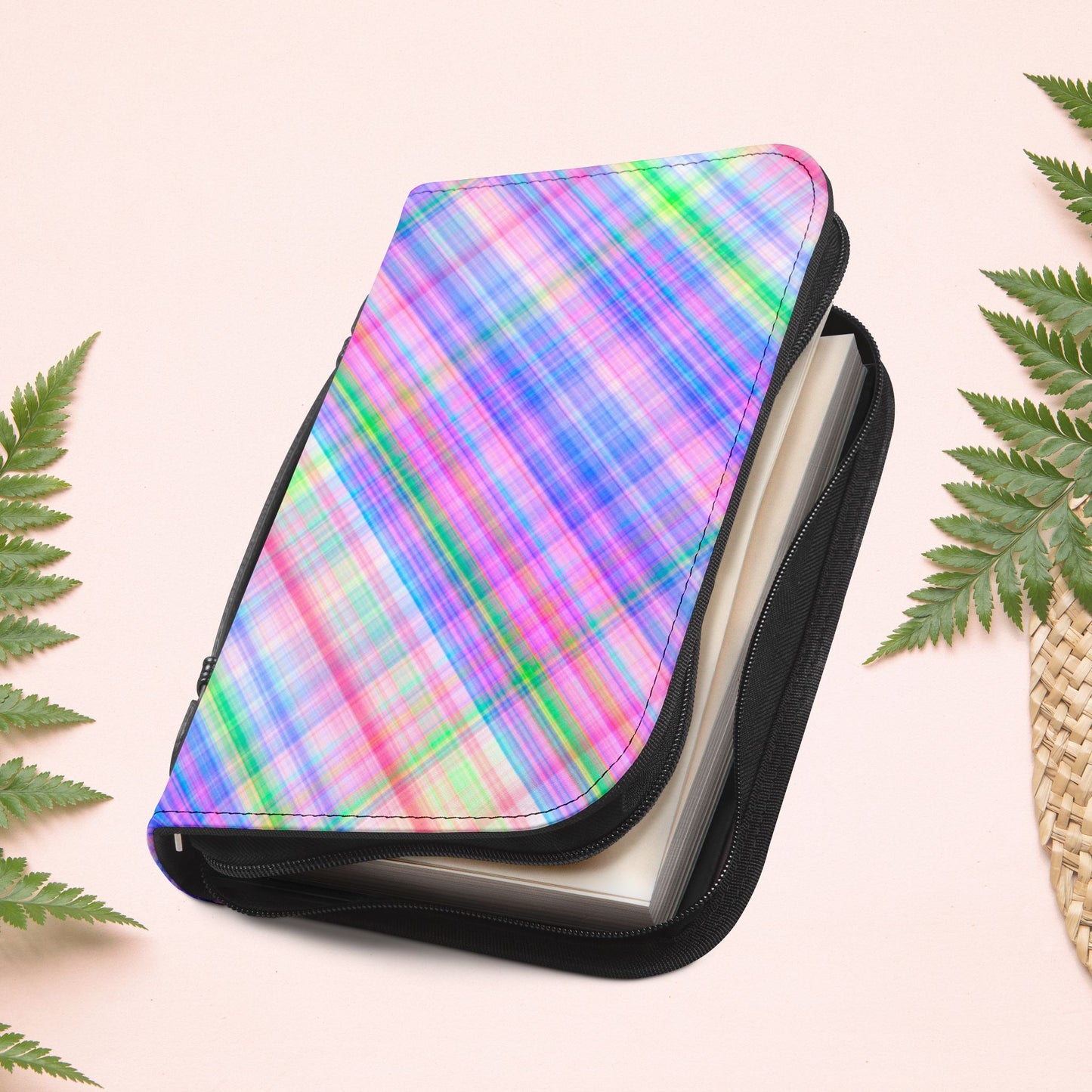 Rainbow Flannel Book Cover