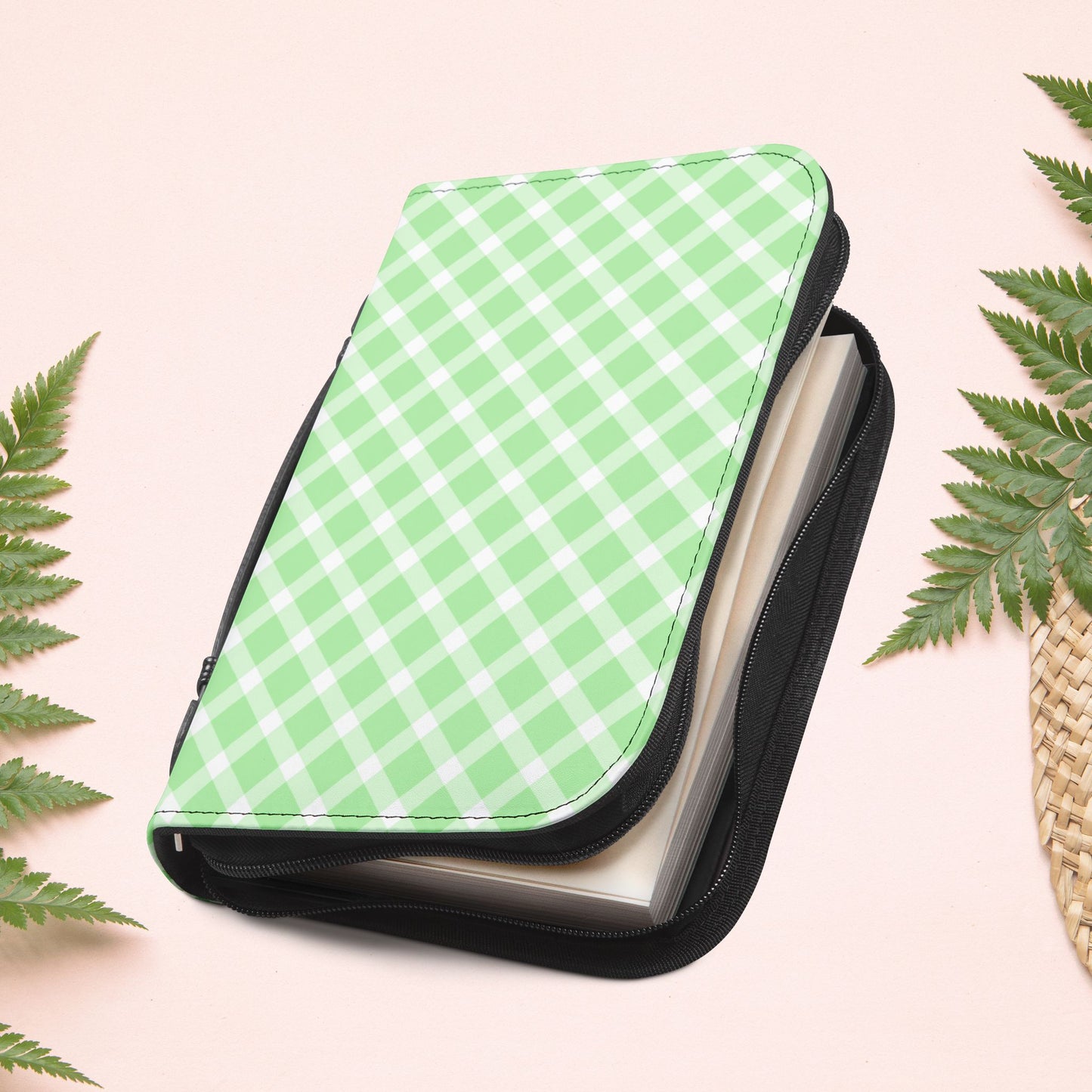 Green Picnic Plaid Book Cover