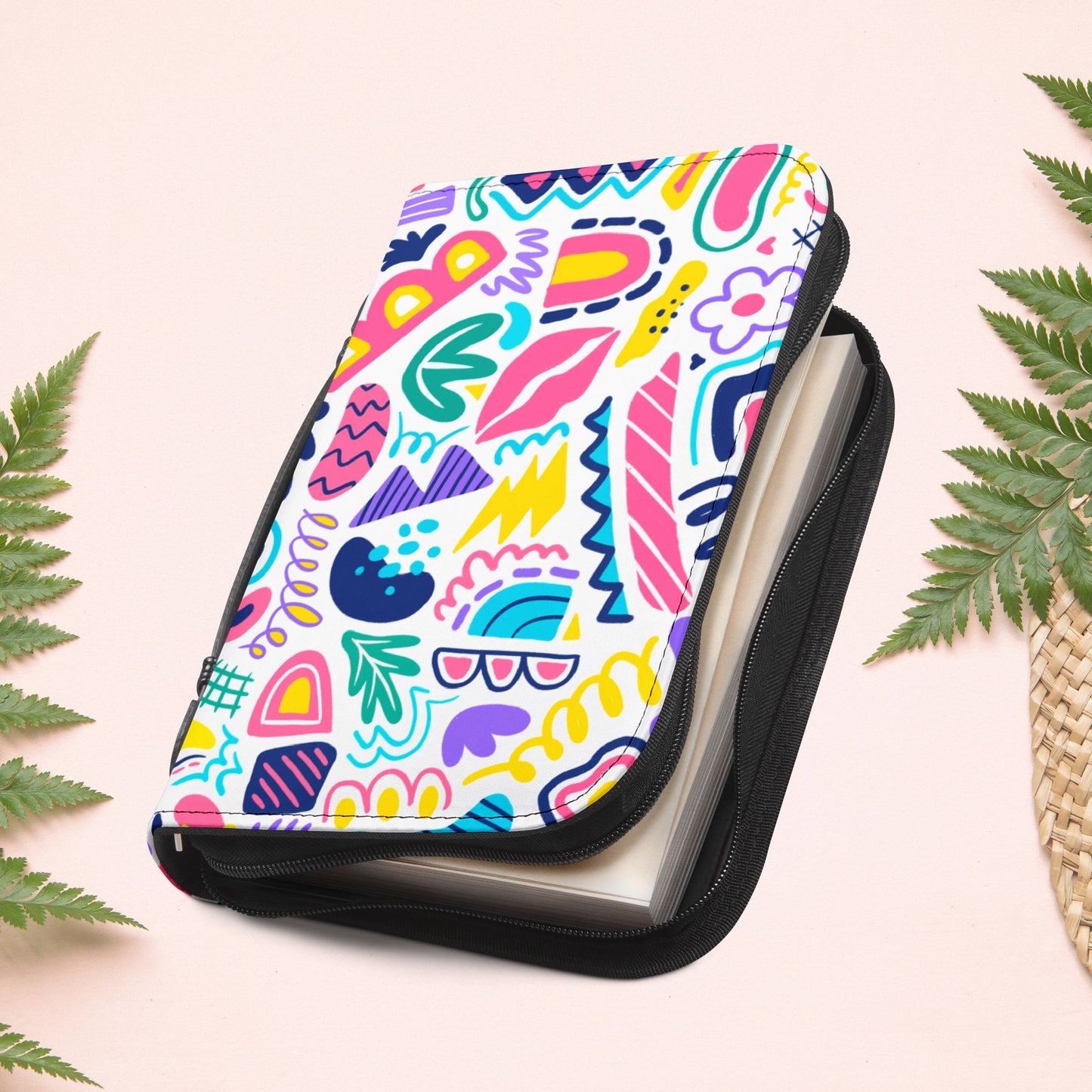 Bold & Busy Doodle Pattern Book Cover