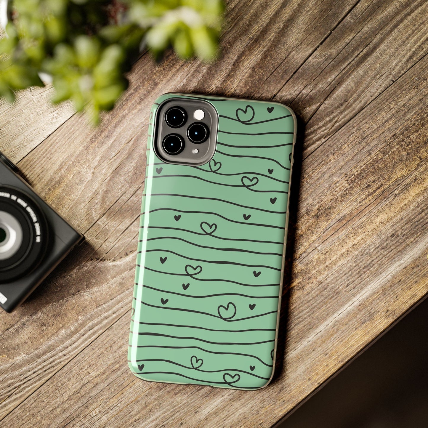 Scribble Love Hearts Phone Case (Apple & Android)
