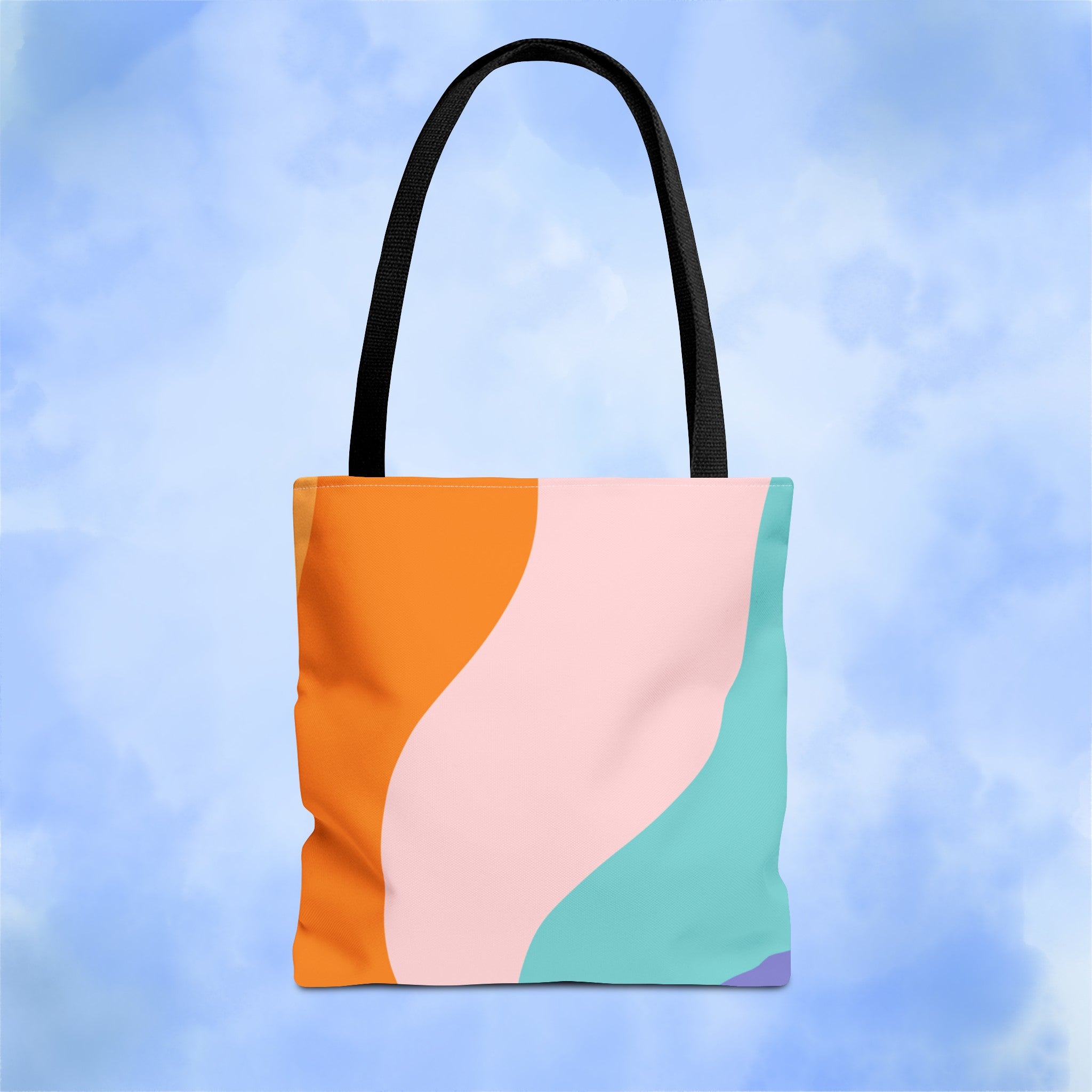 Groovy Psychedelic Splash Tote Bag