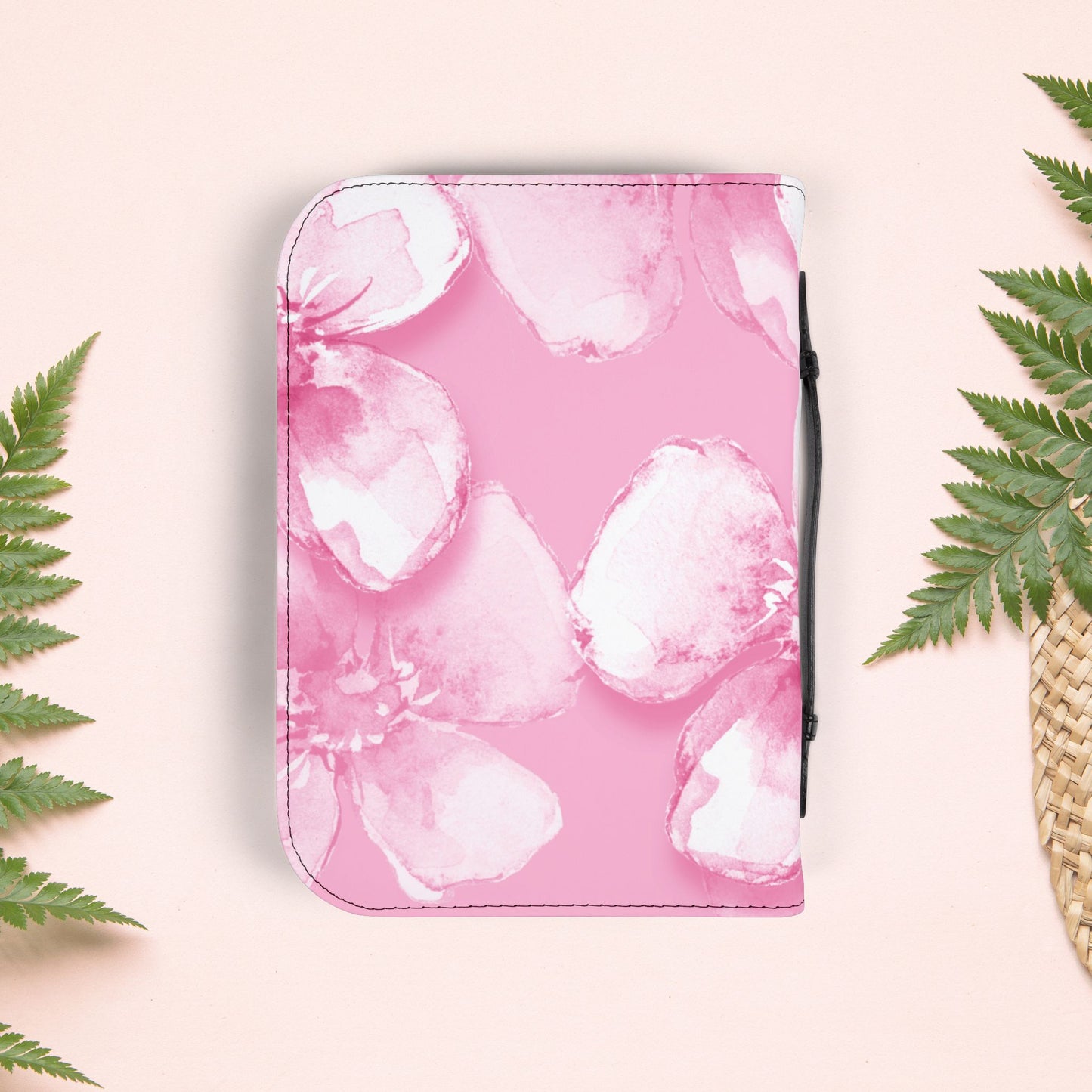 Dainty Pink Floral Book Cover