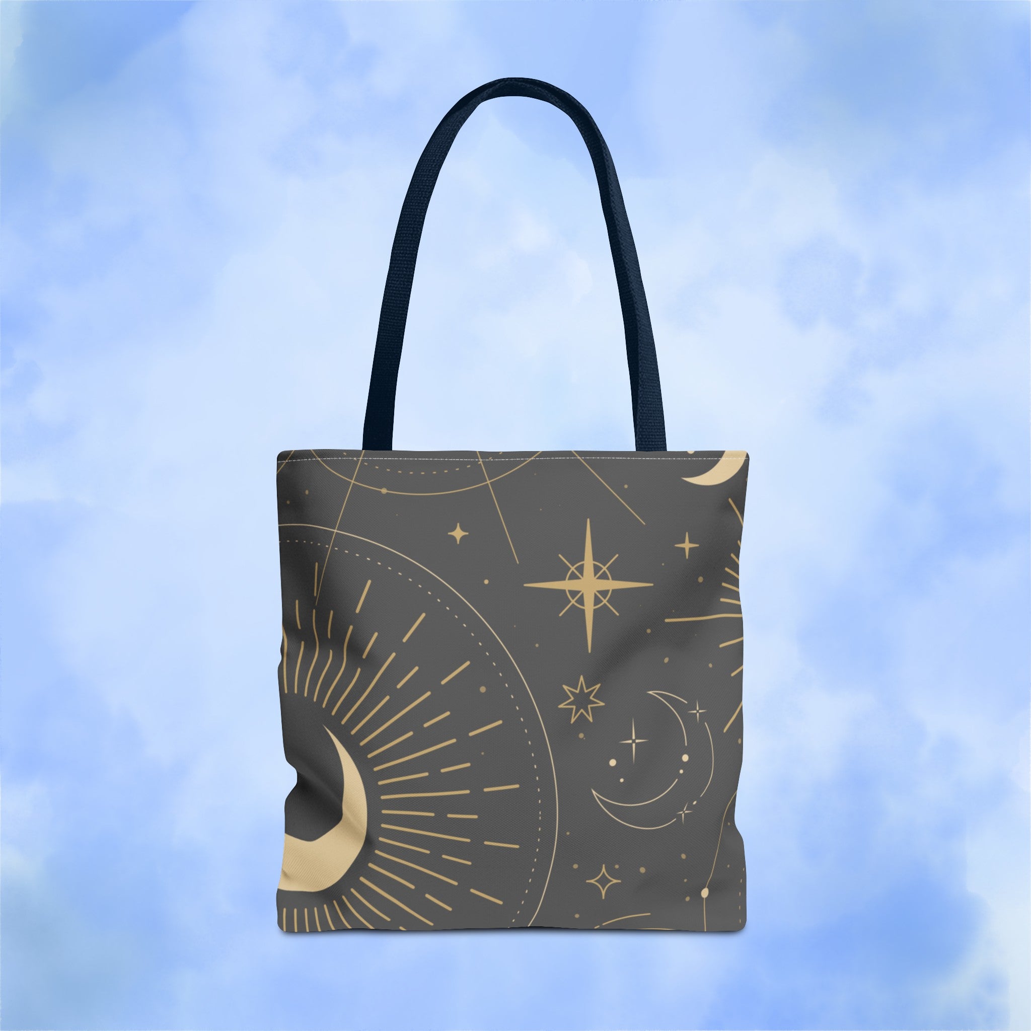 Sun & Moon Abstract Tote Bag