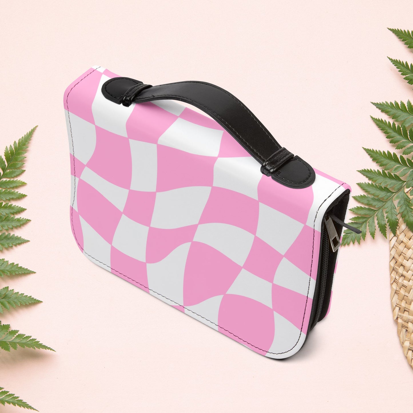 Groovy Pink Retro Book Cover