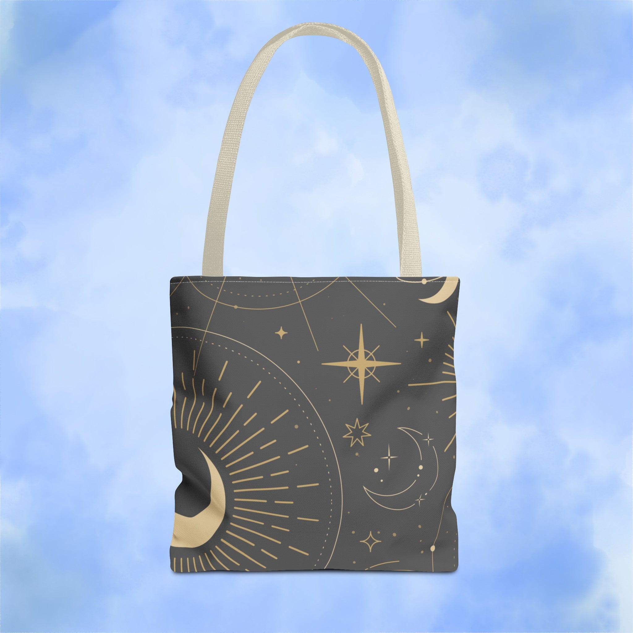 Sun & Moon Abstract Tote Bag