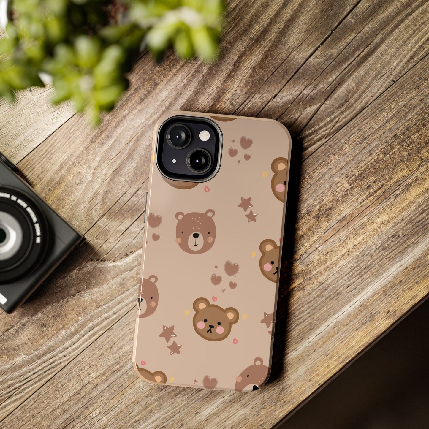 Boho Brown Bear Phone Case (Apple & Android)