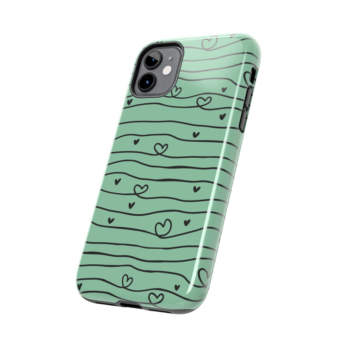 Scribble Love Hearts Phone Case (Apple & Android)