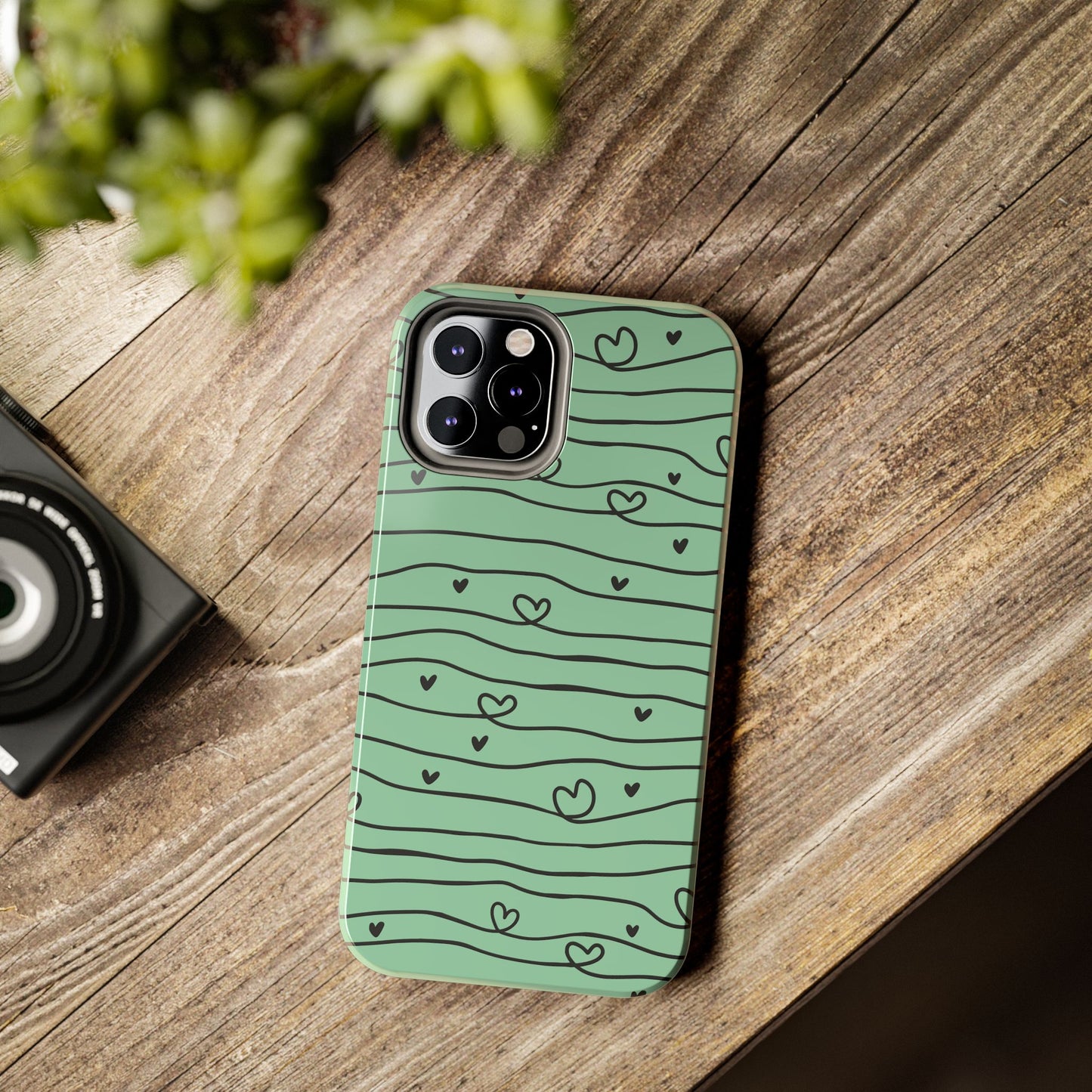 Scribble Love Hearts Phone Case (Apple & Android)