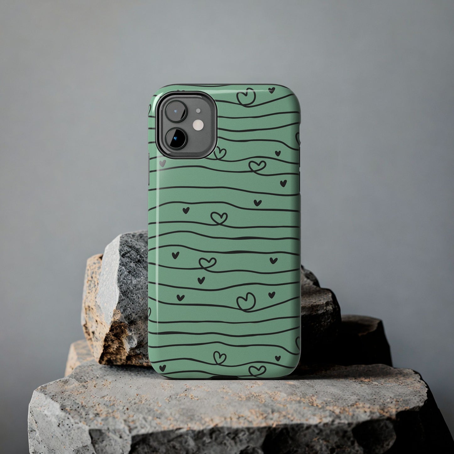 Scribble Love Hearts Phone Case (Apple & Android)