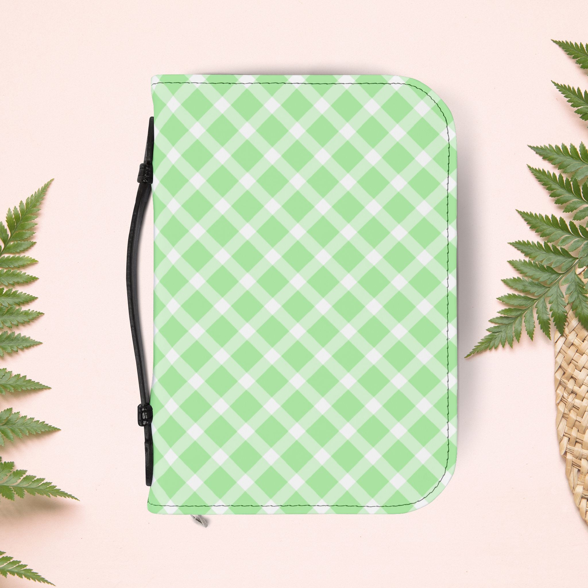 Green Picnic Plaid Book Cover