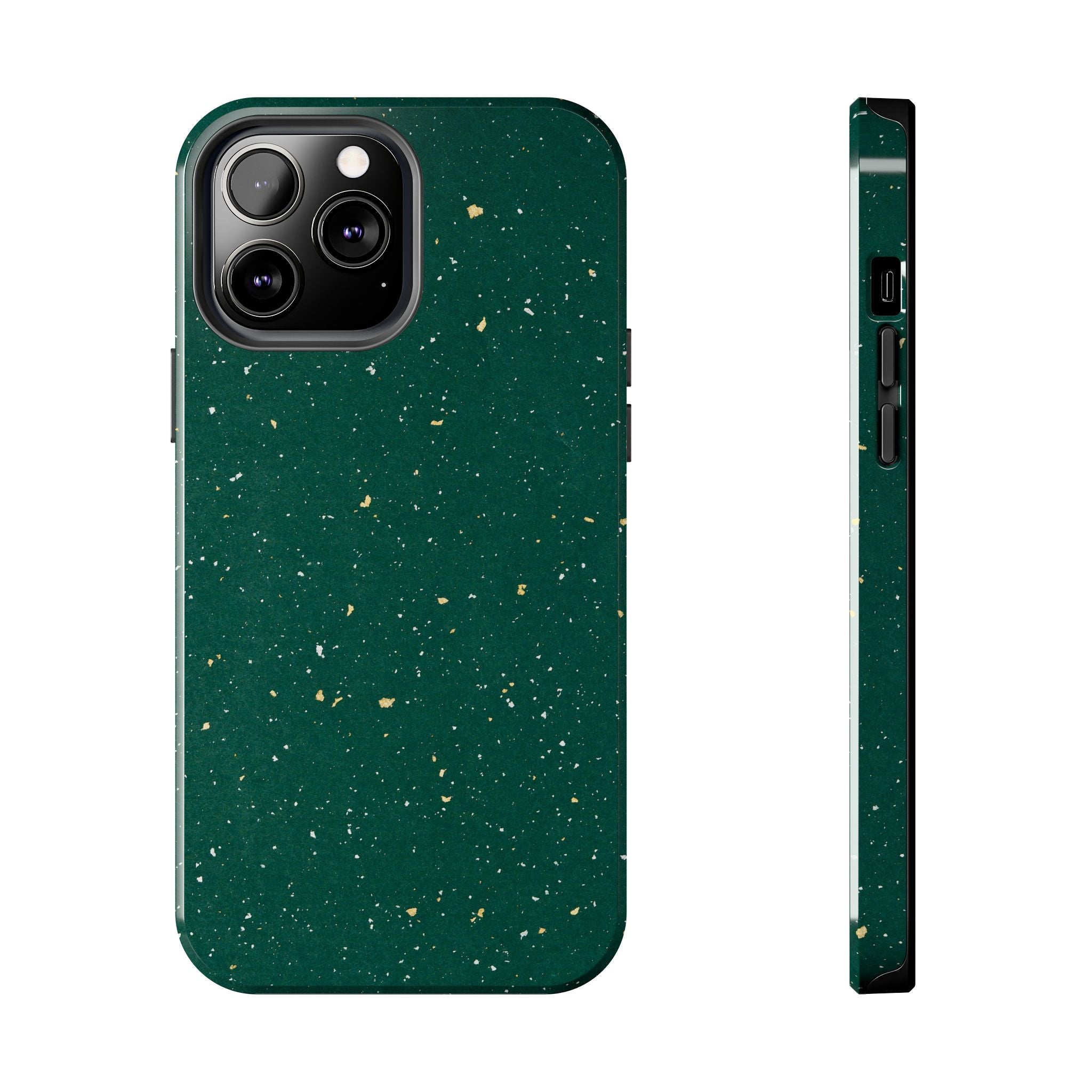 Emerald Gold Flecked Phone Case (Apple & Android)