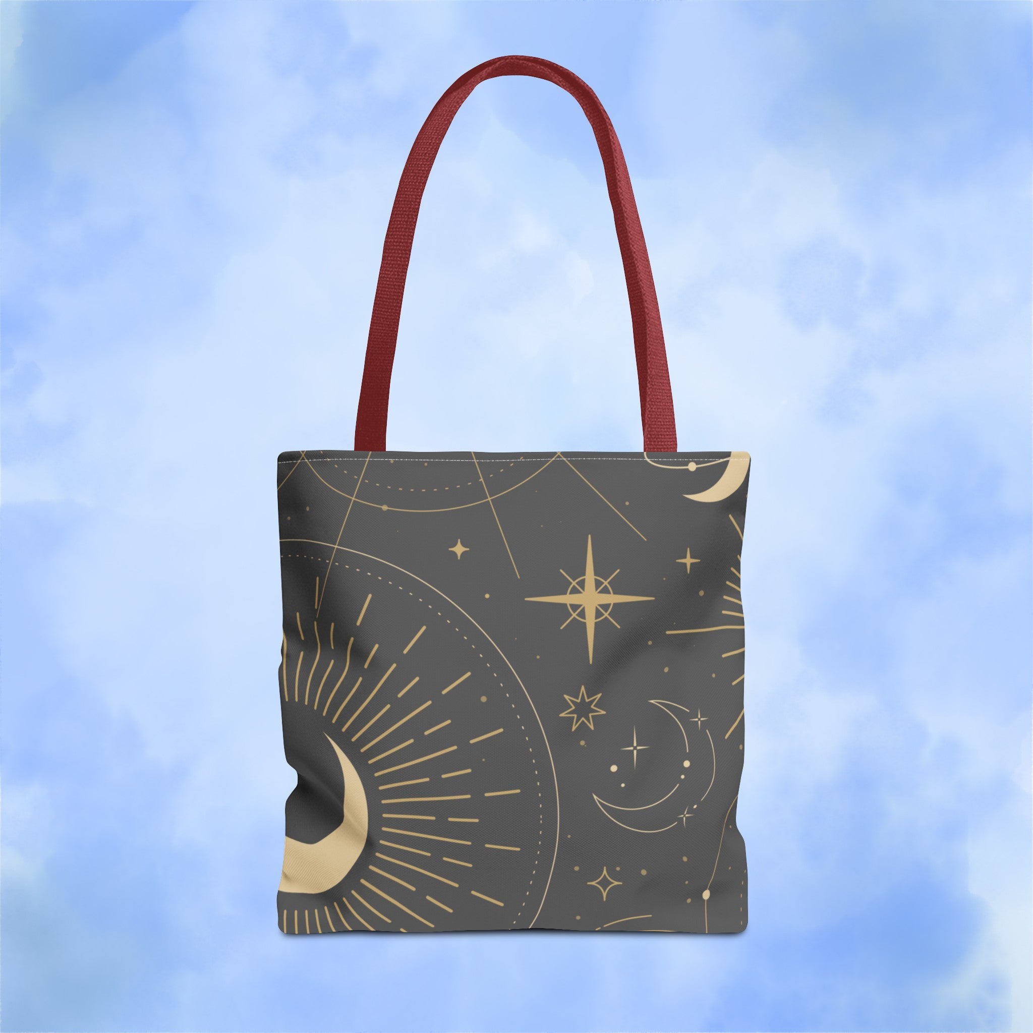 Sun & Moon Abstract Tote Bag