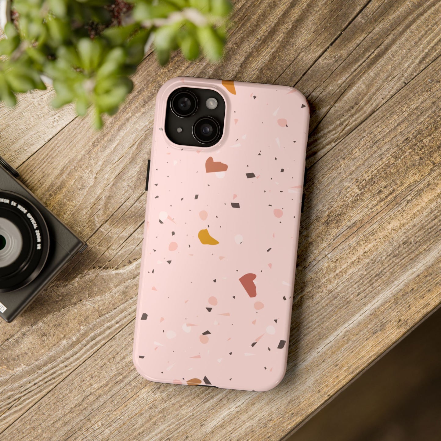 Pink Terrazzo Phone Case (Apple & Android)