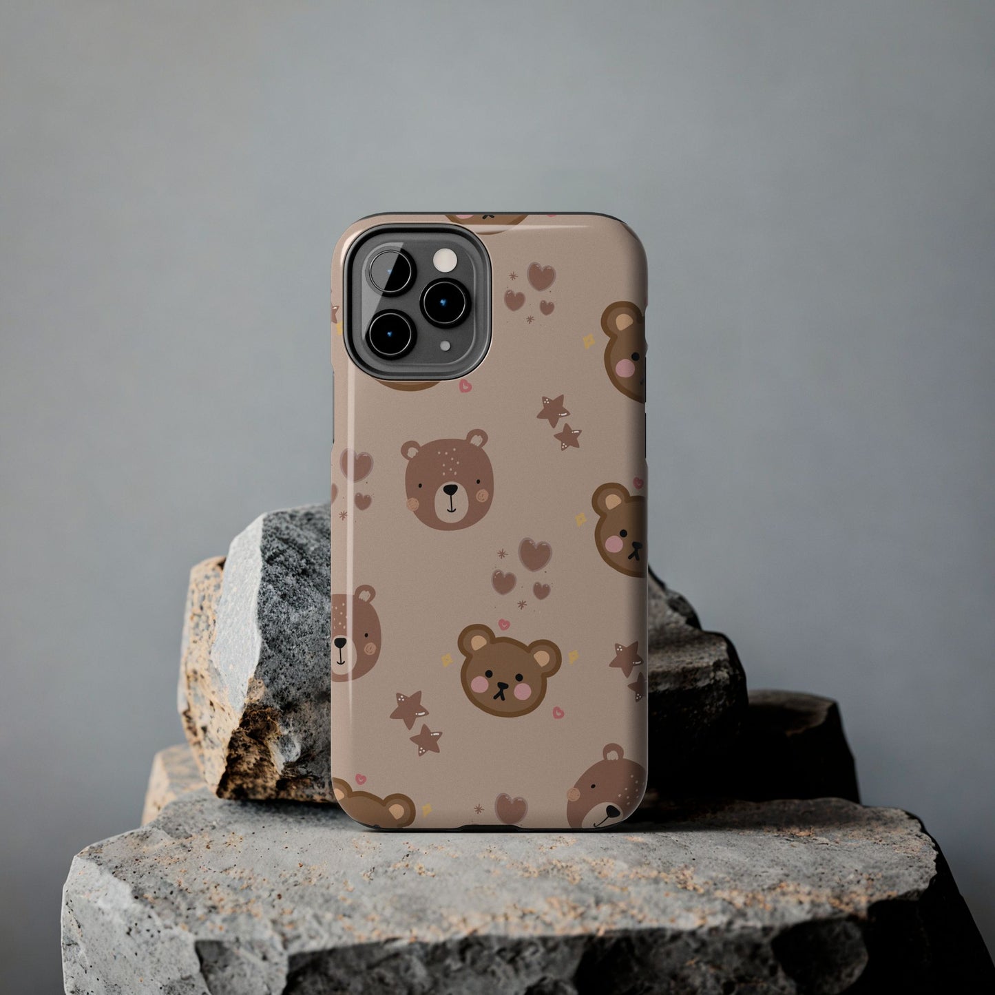 Boho Brown Bear Phone Case (Apple & Android)
