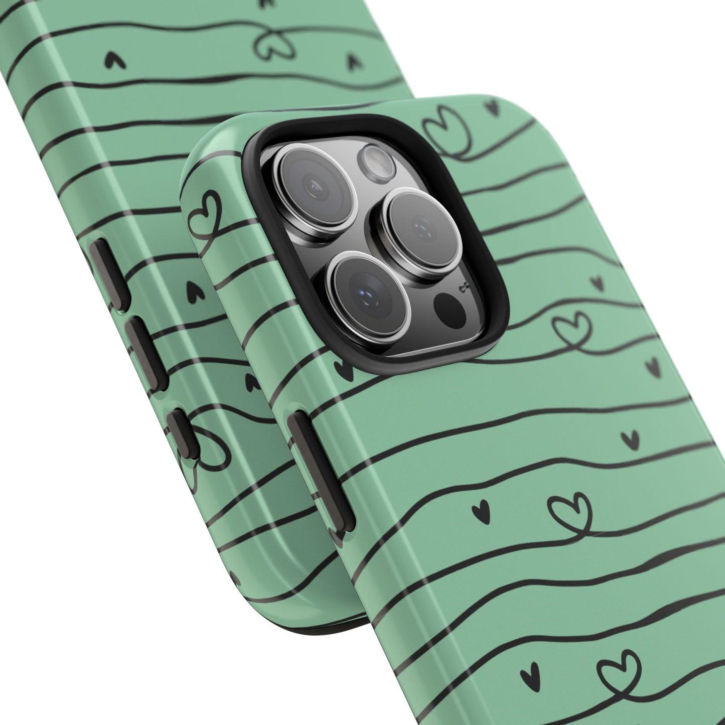 Scribble Love Hearts Phone Case (Apple & Android)