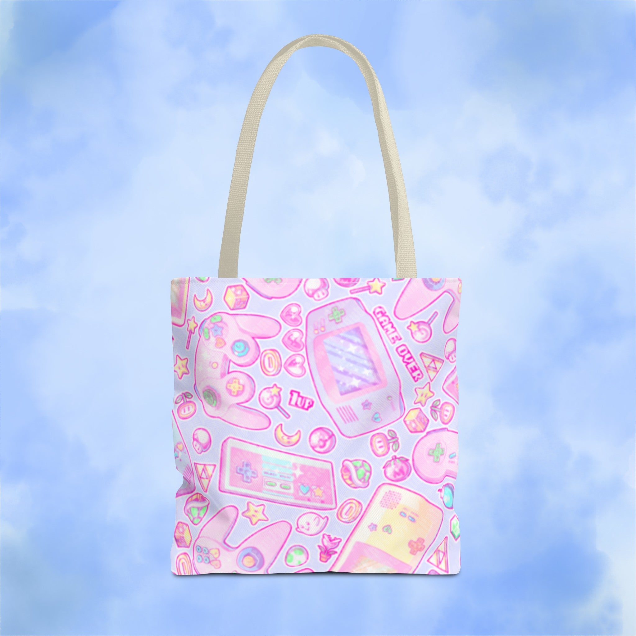 Pink Pastel Gamer Girl Tote Bag