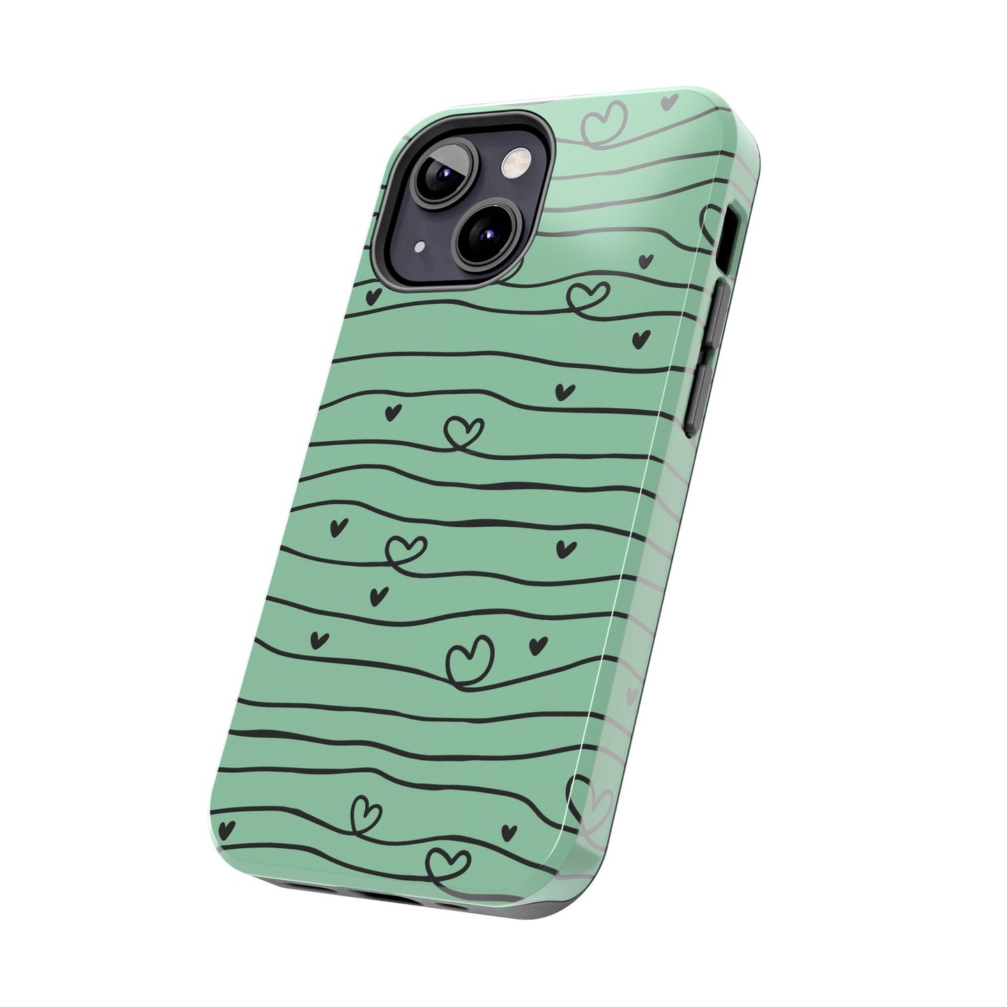 Scribble Love Hearts Phone Case (Apple & Android)