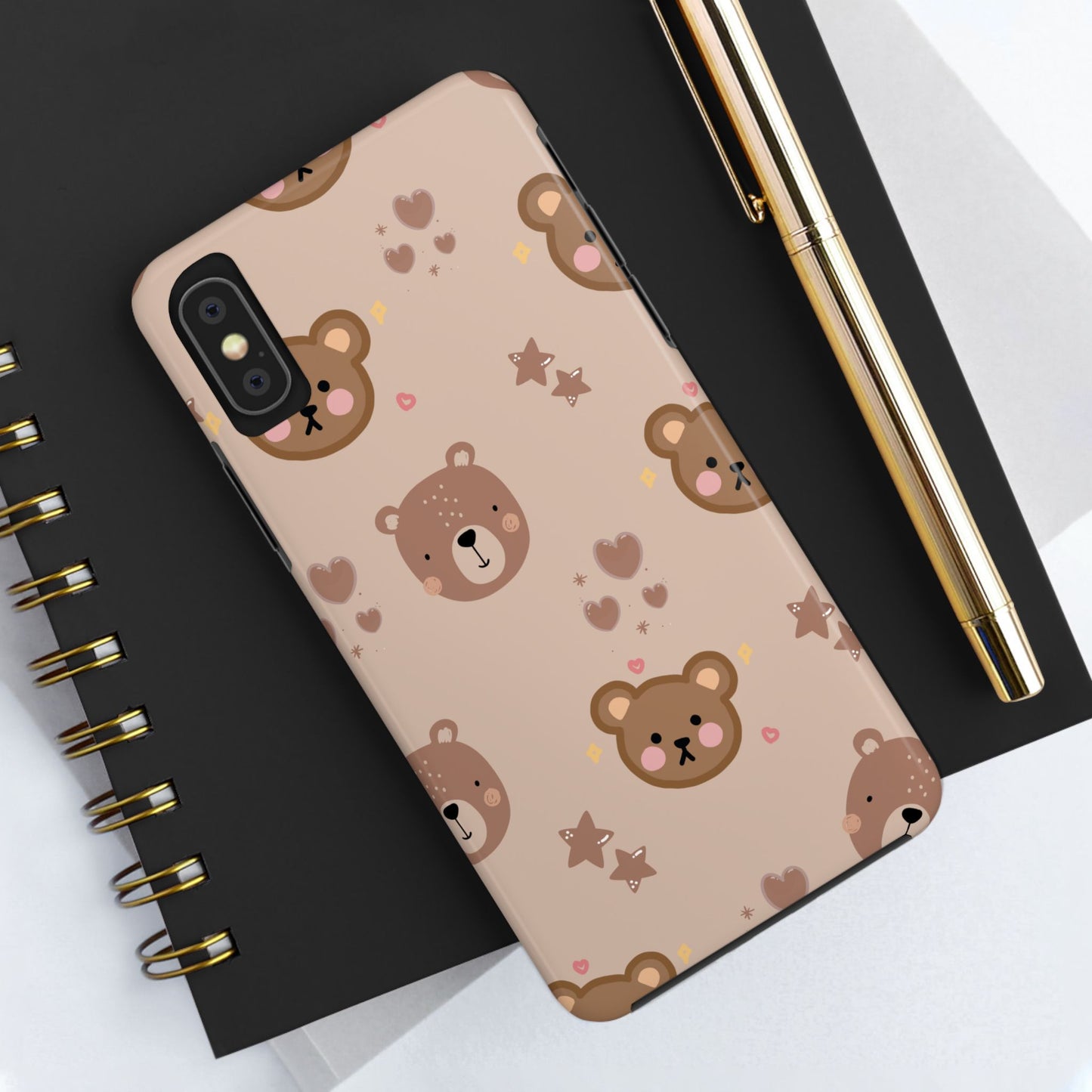 Boho Brown Bear Phone Case (Apple & Android)