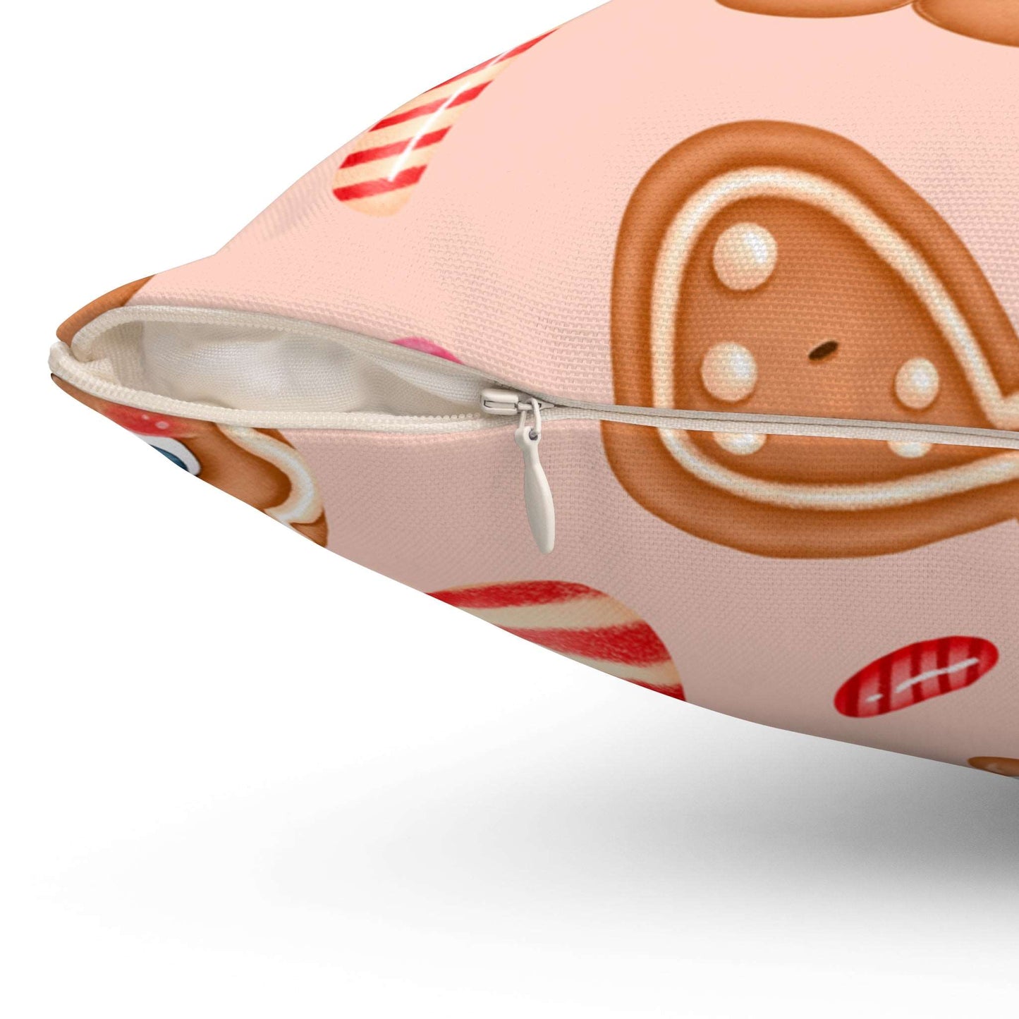 Gingerbread Girl Square Pillow
