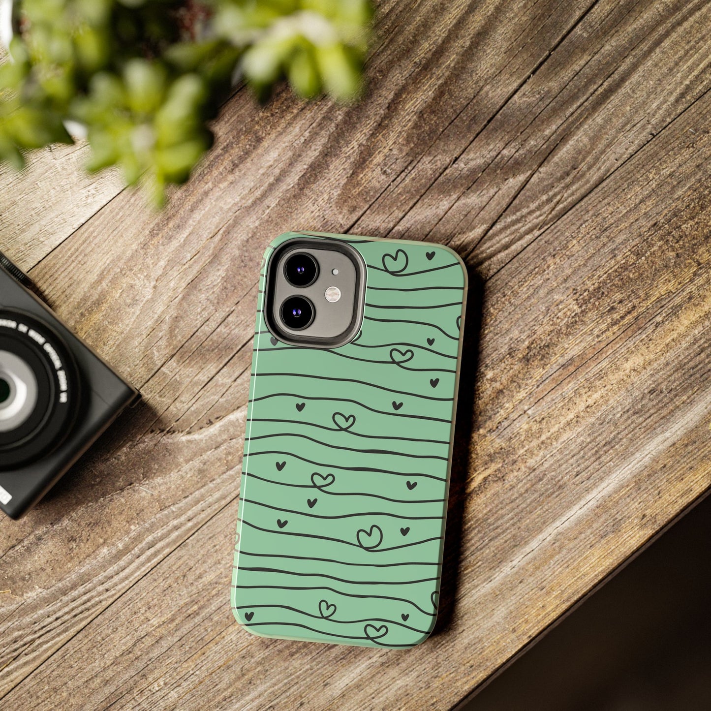 Scribble Love Hearts Phone Case (Apple & Android)