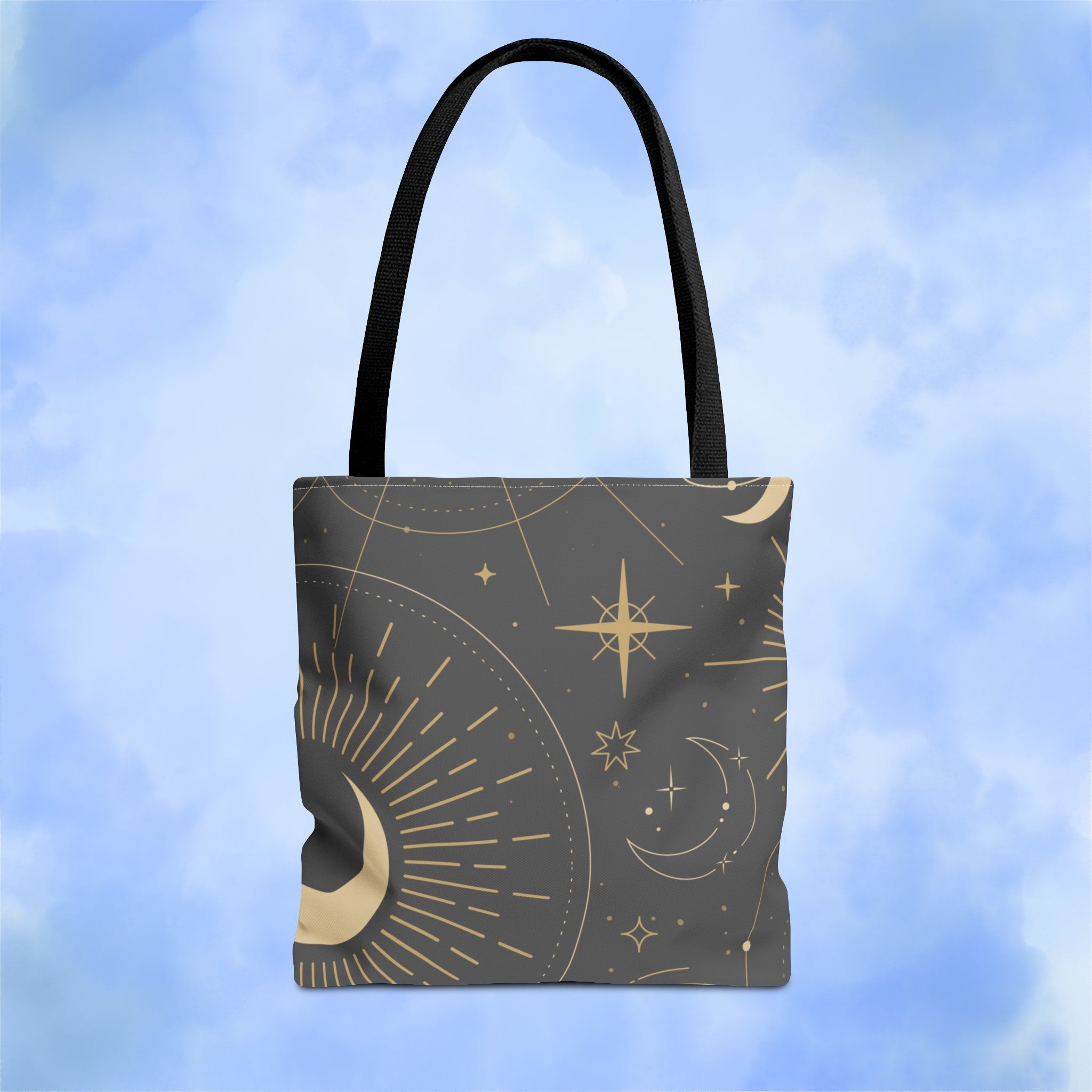 Sun & Moon Abstract Tote Bag