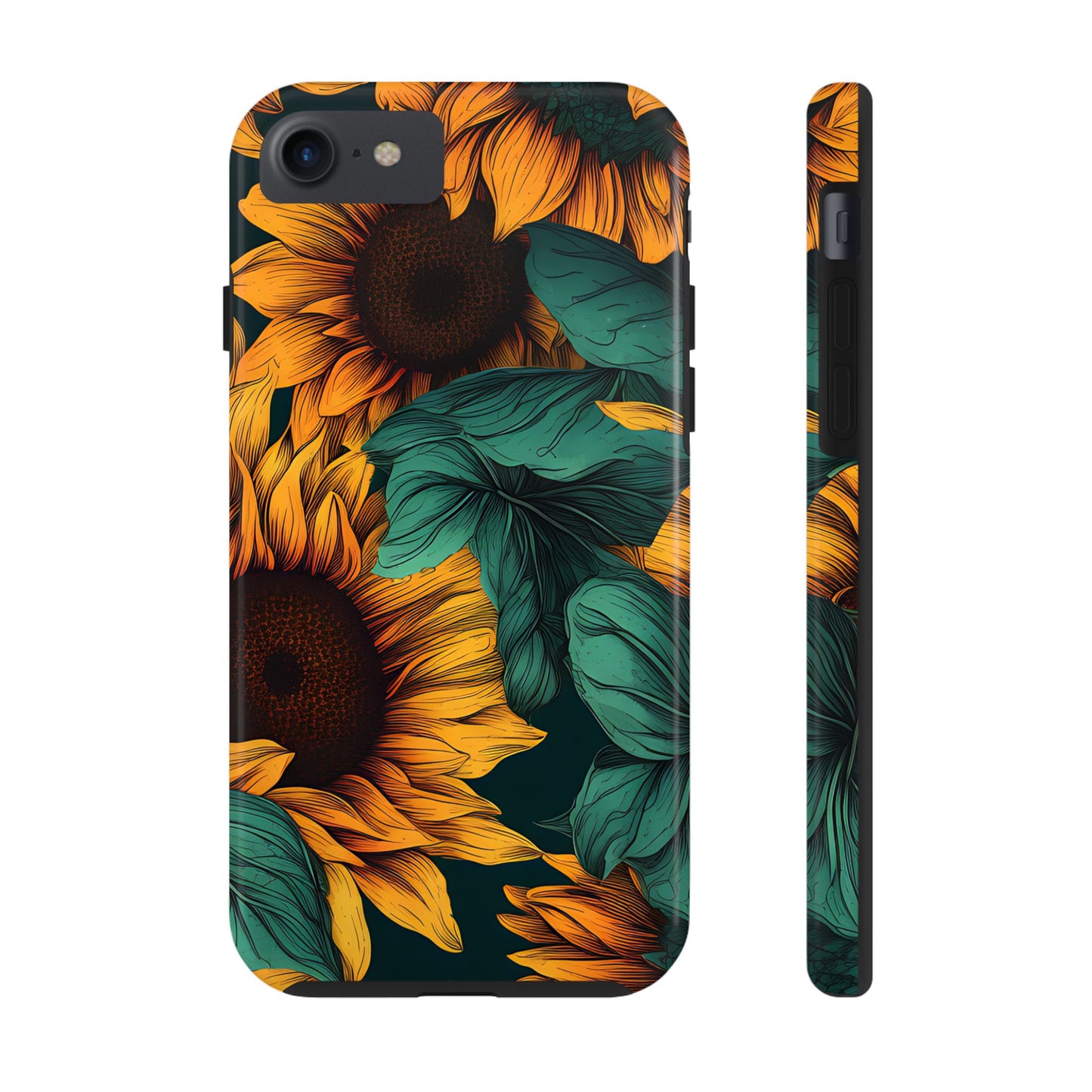 Dark Sunflower Phone Case (Apple & Android)