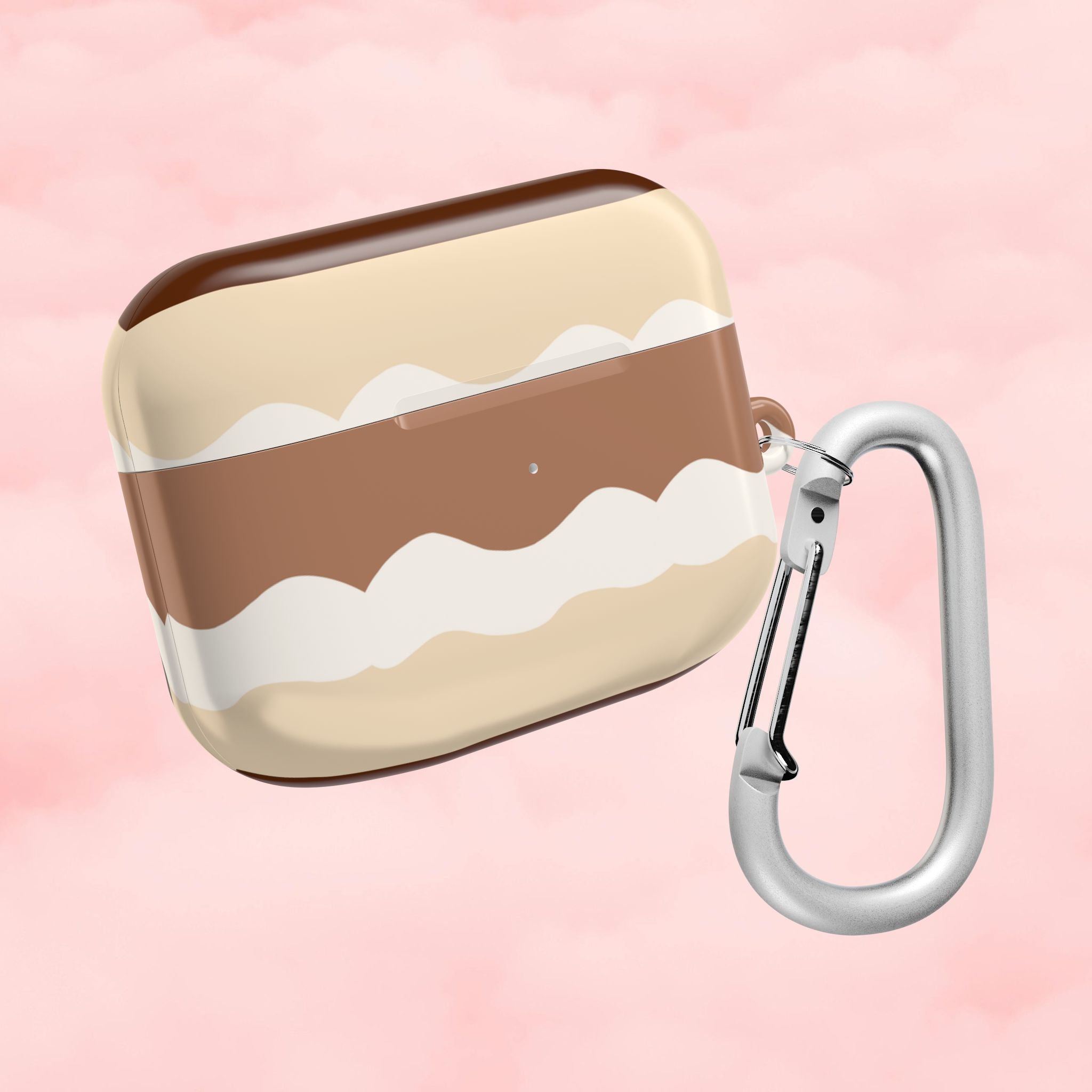 Layered Tiramisu Desert AirPod Case