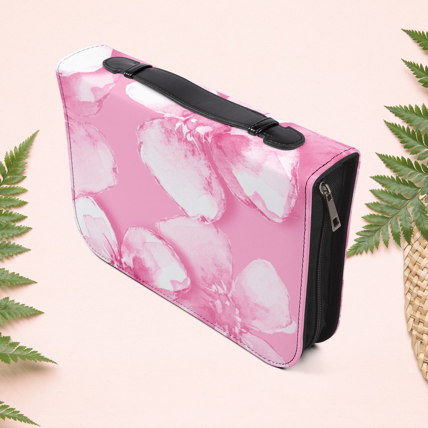 Dainty Pink Floral Book Cover