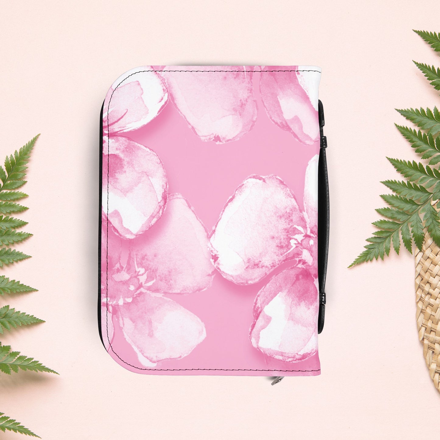 Dainty Pink Floral Book Cover