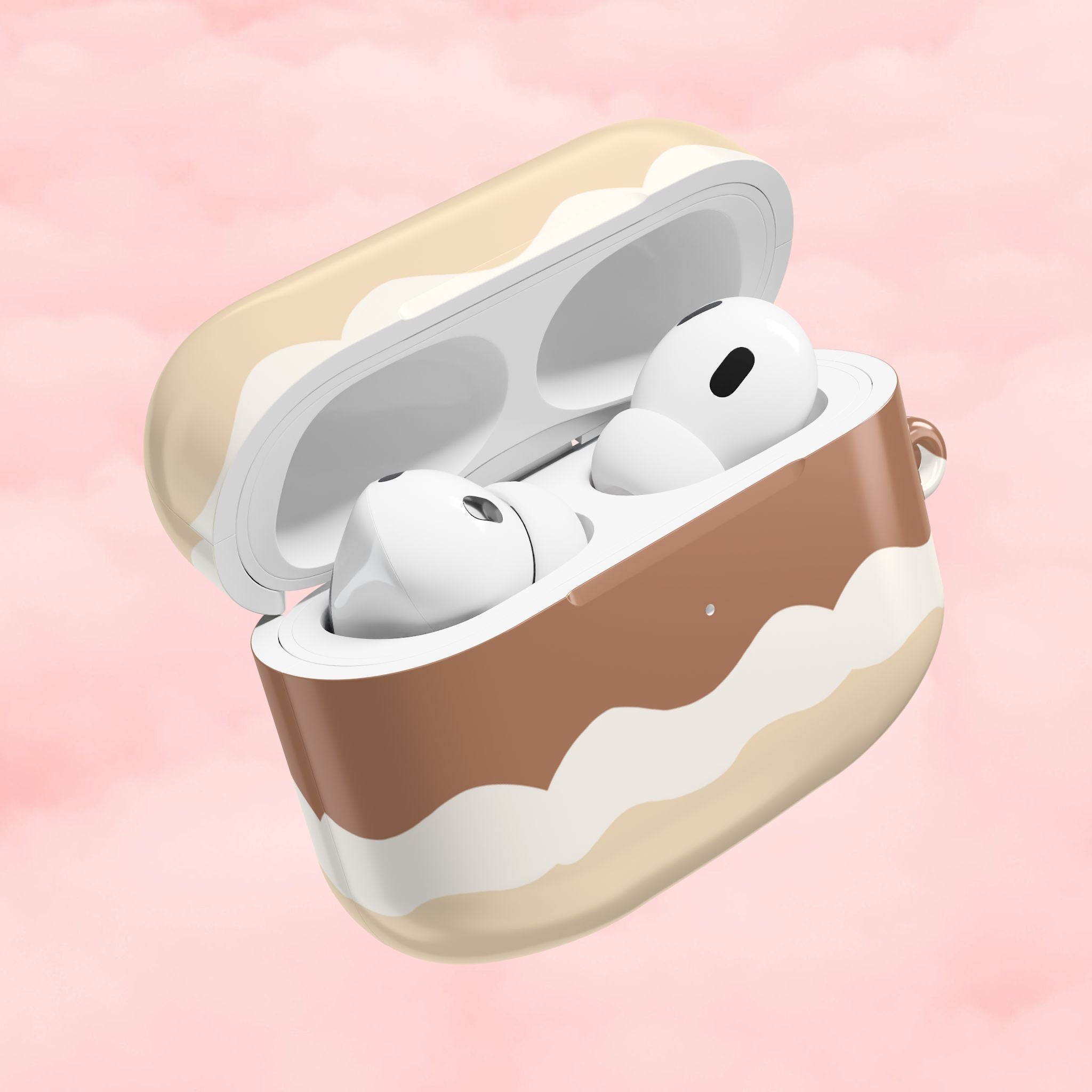 Layered Tiramisu Desert AirPod Case