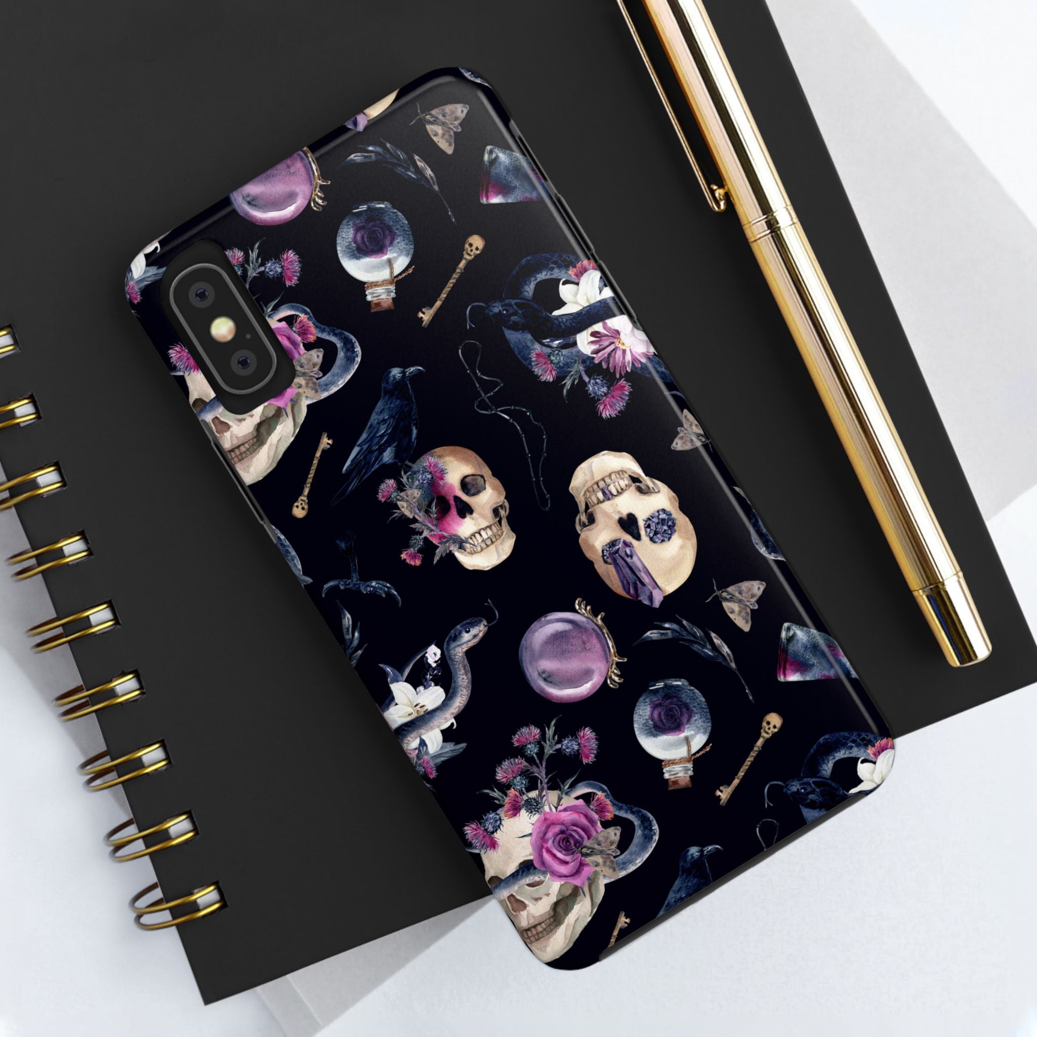 Gothic Witch Spells Phone Case (Apple & Android)