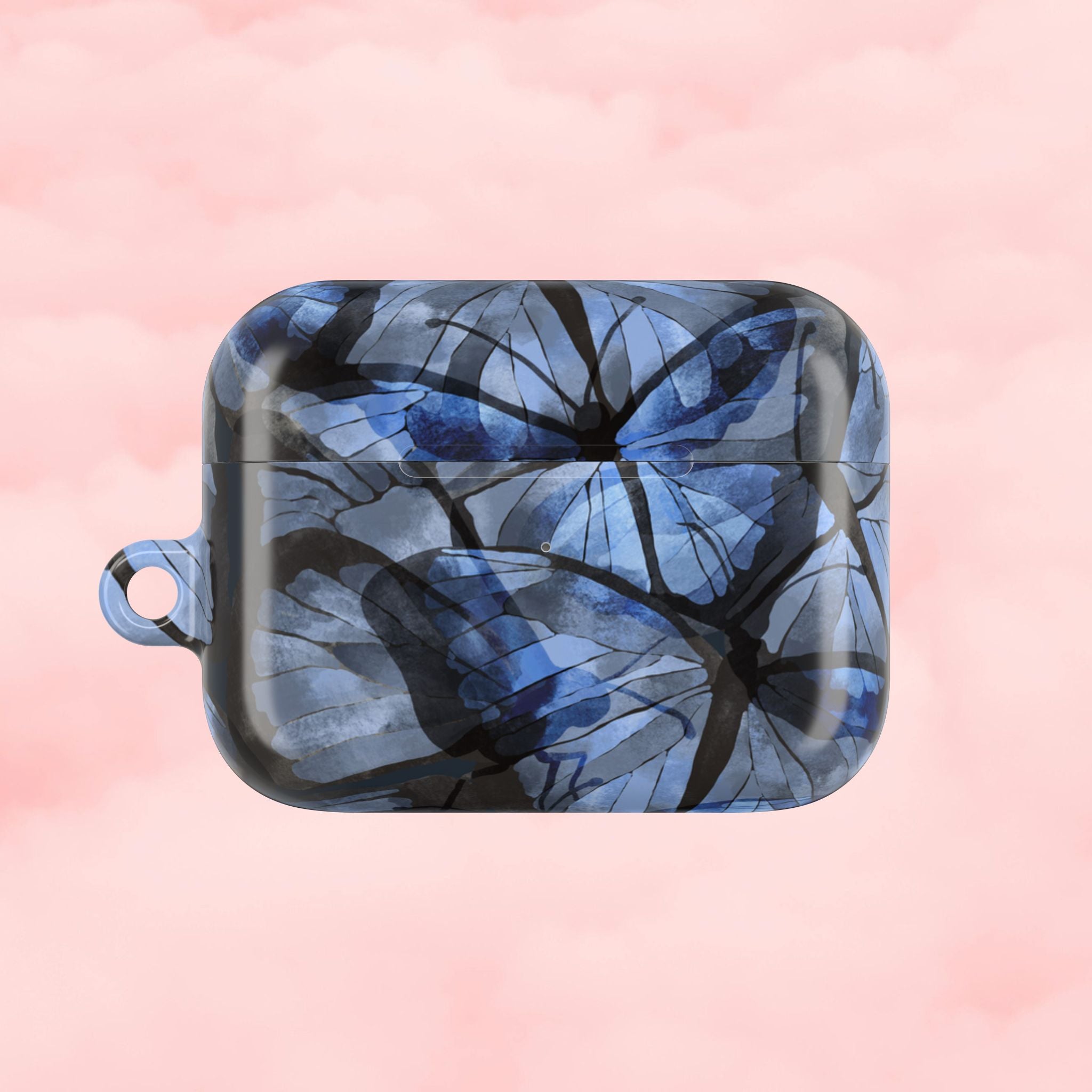Royal Blue Butterfly AirPod Case