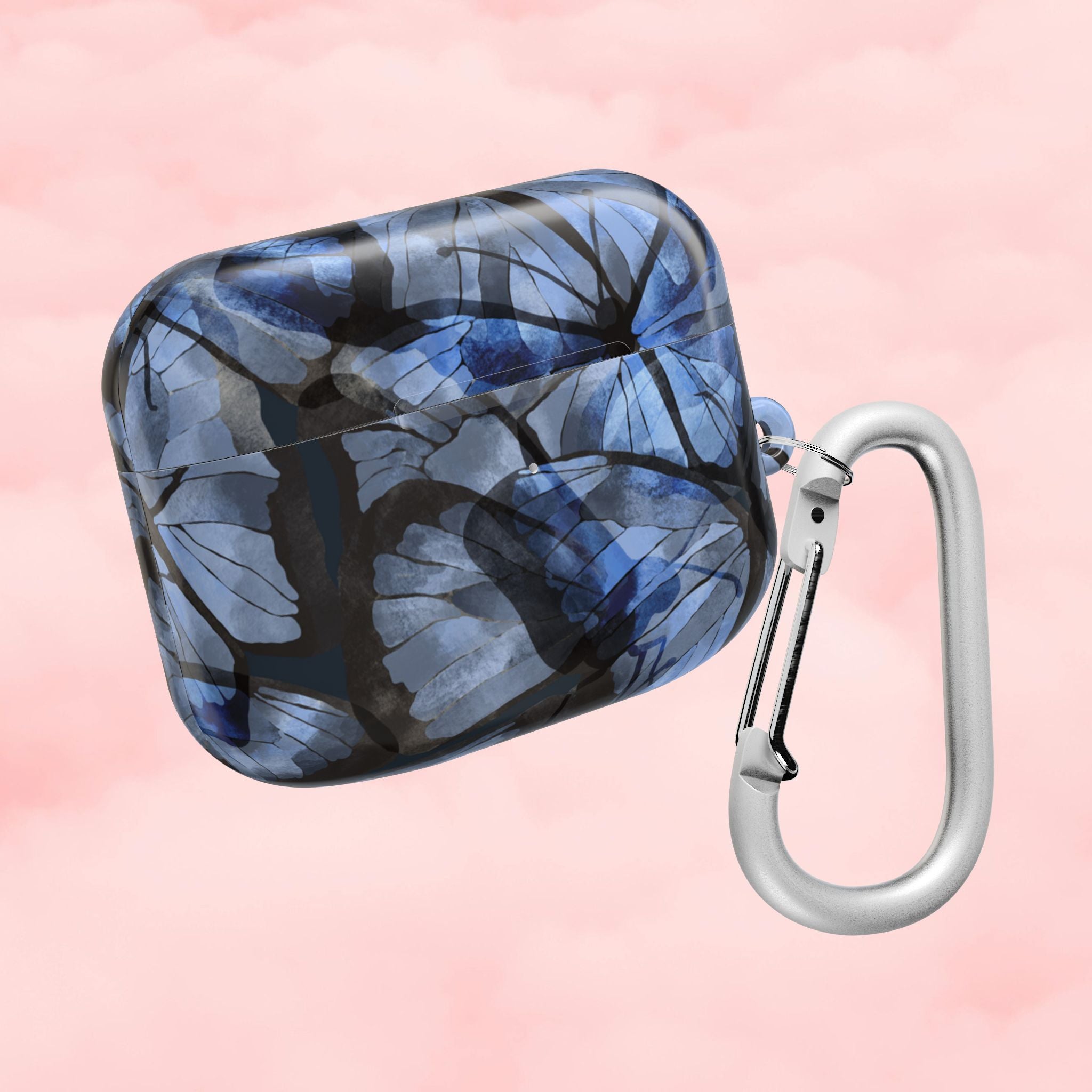 Royal Blue Butterfly AirPod Case