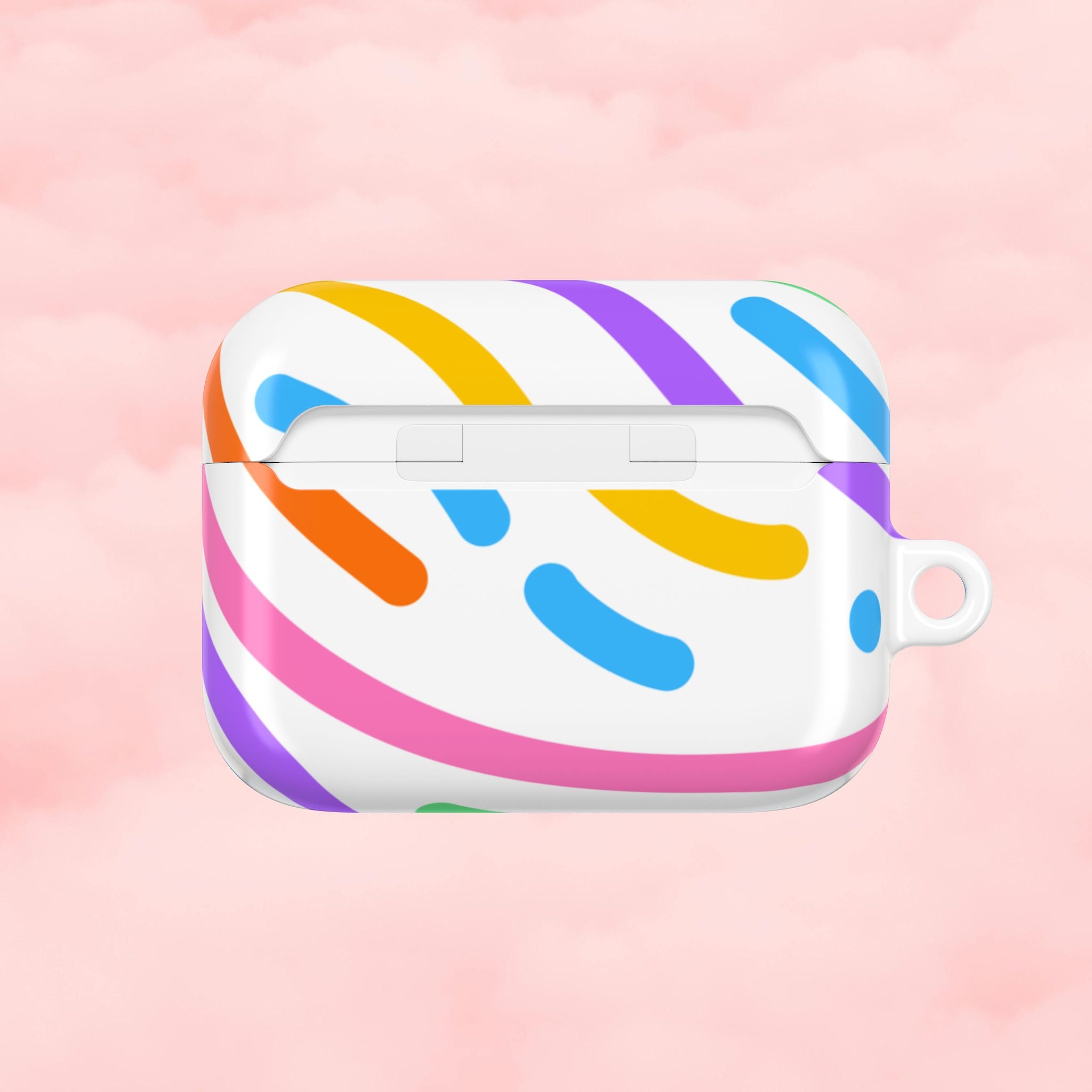Vibrant Colorful Swirls AirPod Case