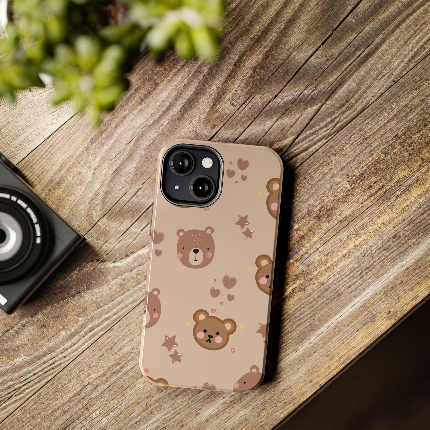 Boho Brown Bear Phone Case (Apple & Android)