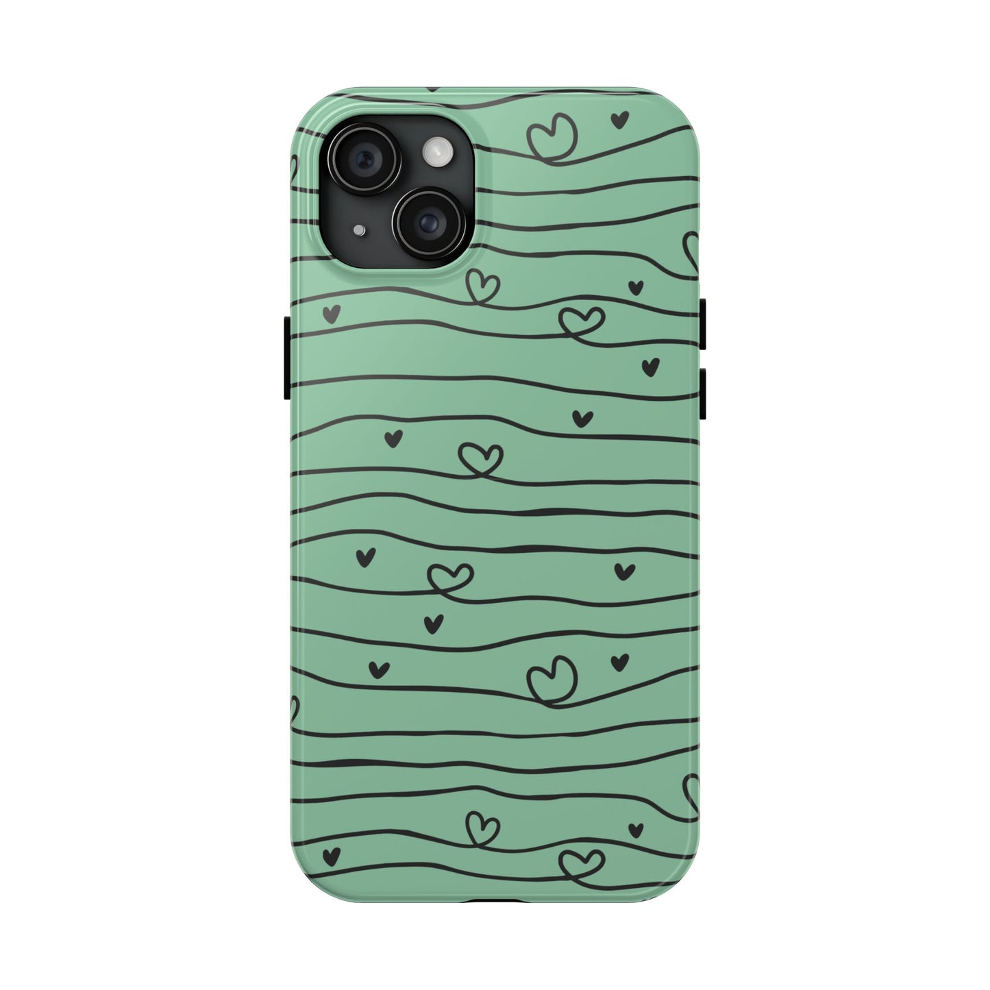 Scribble Love Hearts Phone Case (Apple & Android)