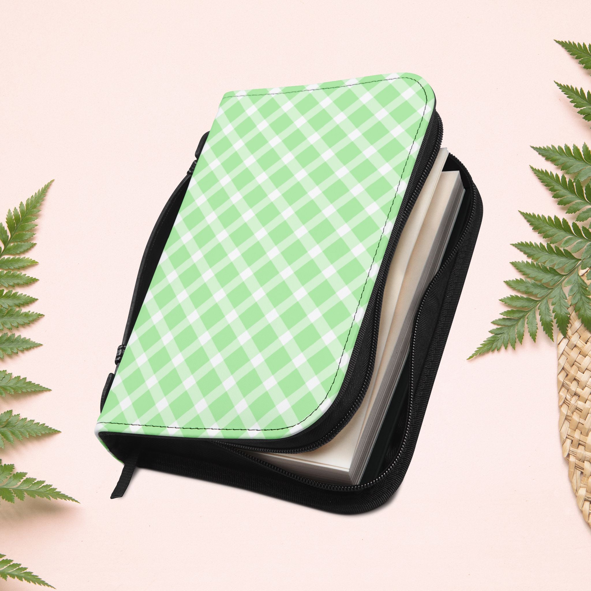 Green Picnic Plaid Book Cover