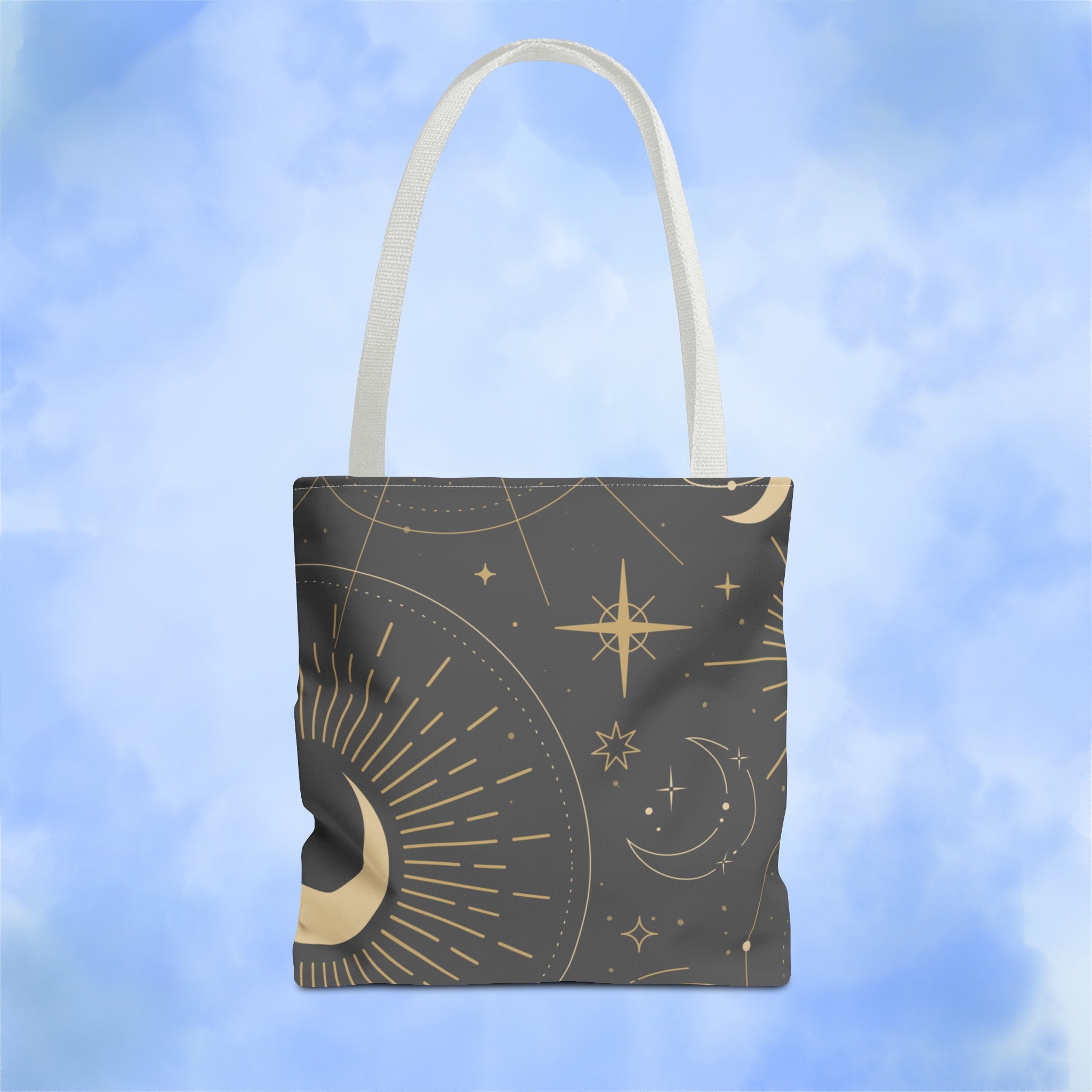Sun & Moon Abstract Tote Bag