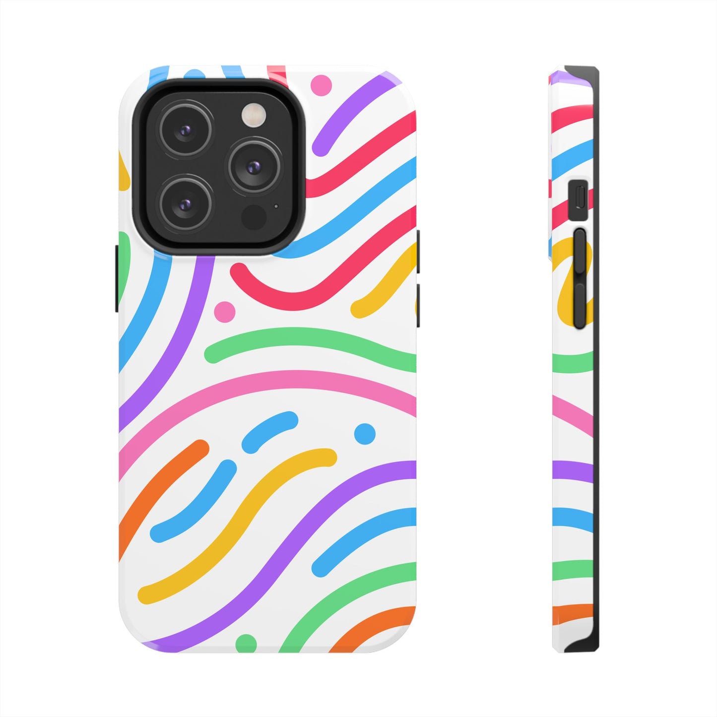Rainbow Swirls Phone Case (Apple & Android)