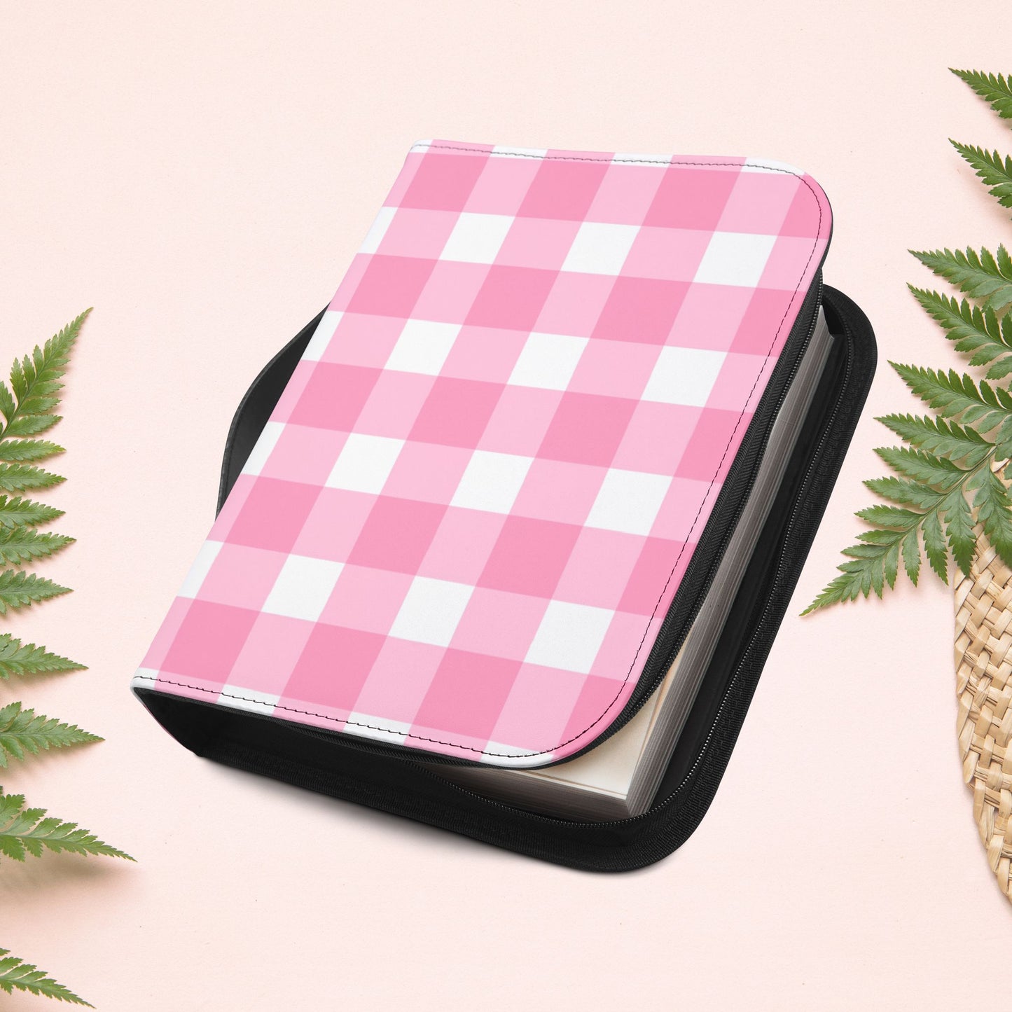 Pink Gingham Book Cover