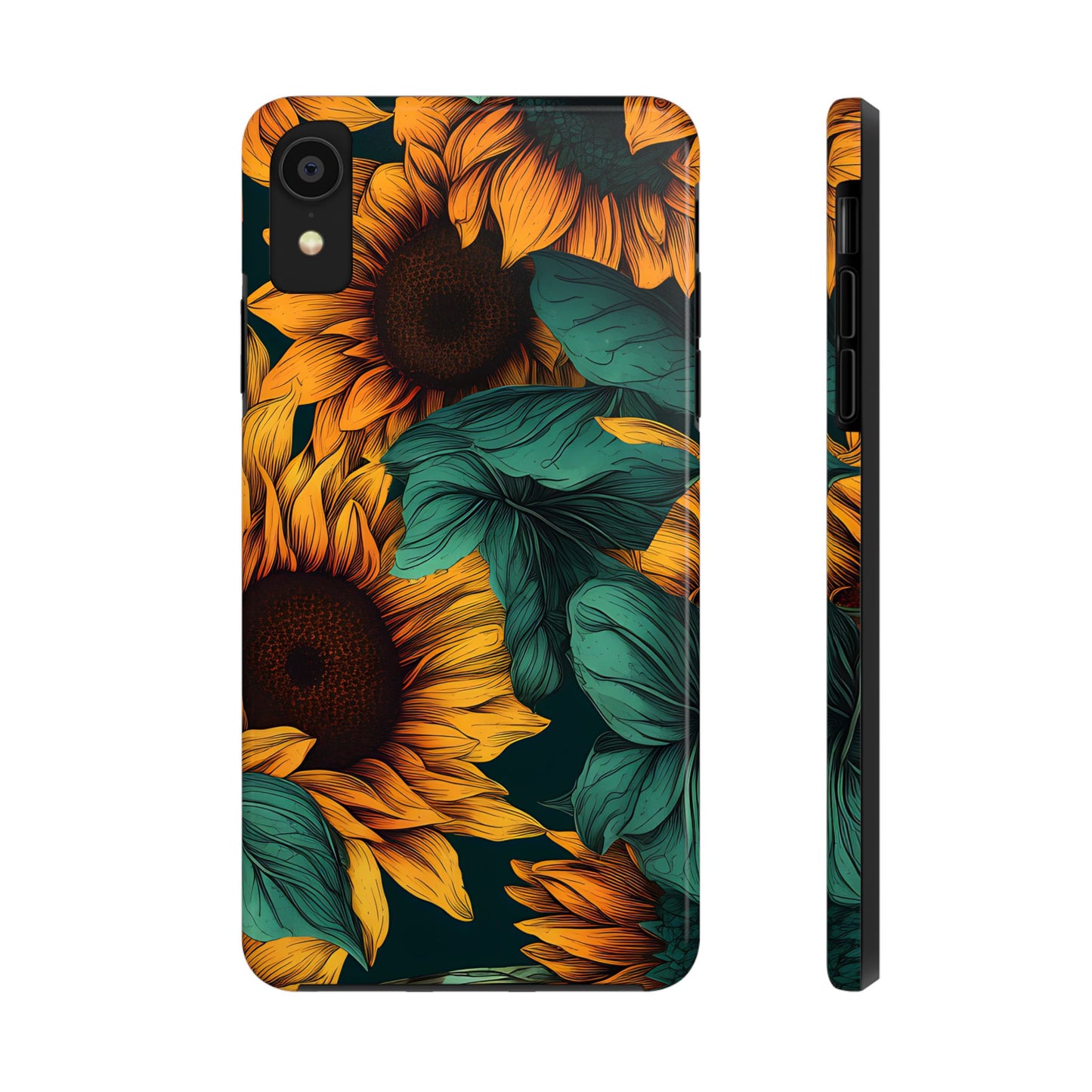 Dark Sunflower Phone Case (Apple & Android)