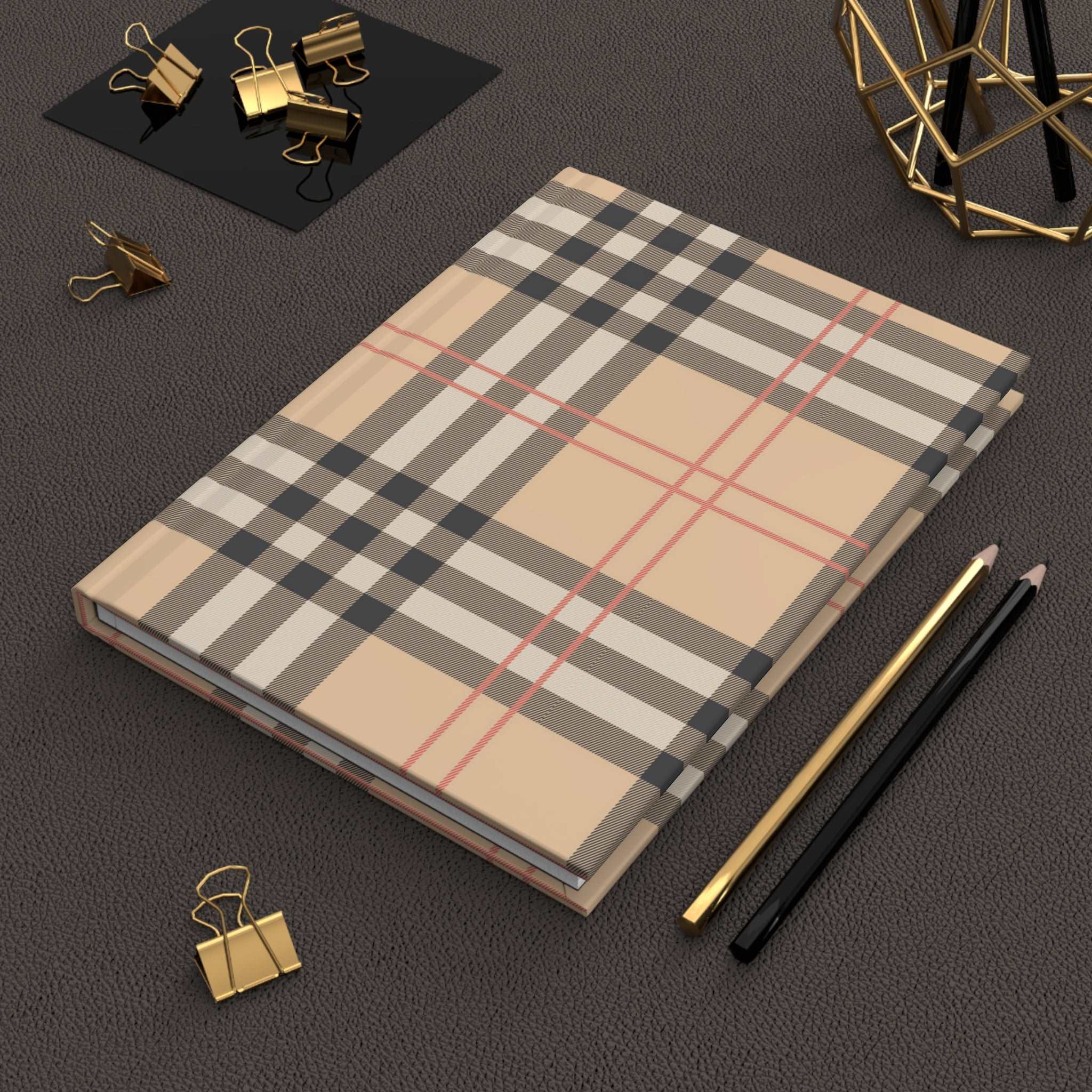 Faux Designer Hardcover Matte Journal