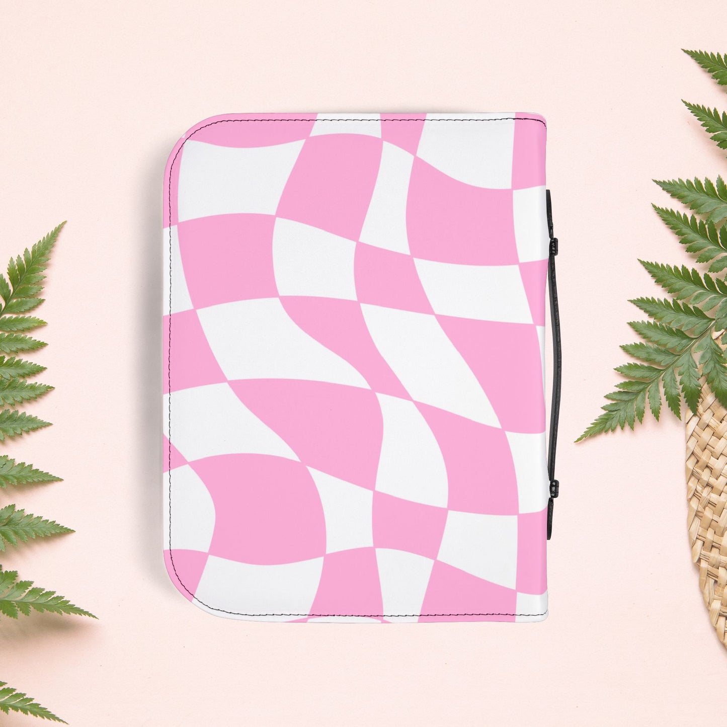 Groovy Pink Retro Book Cover