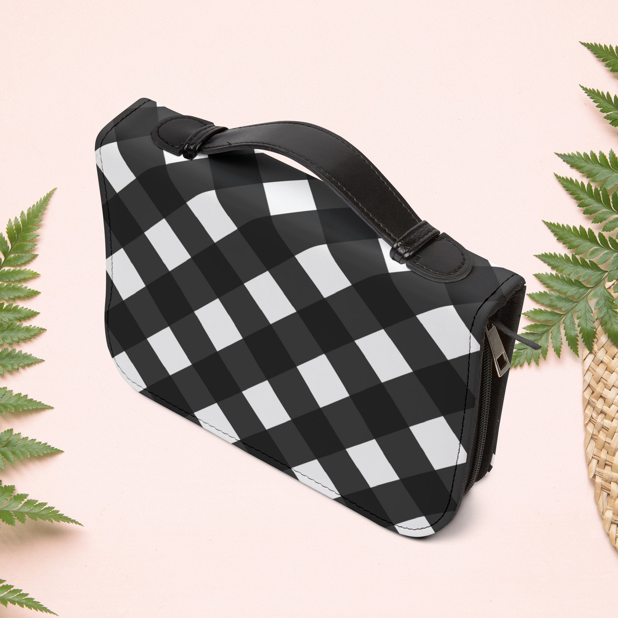 Black Gingham Book Cover