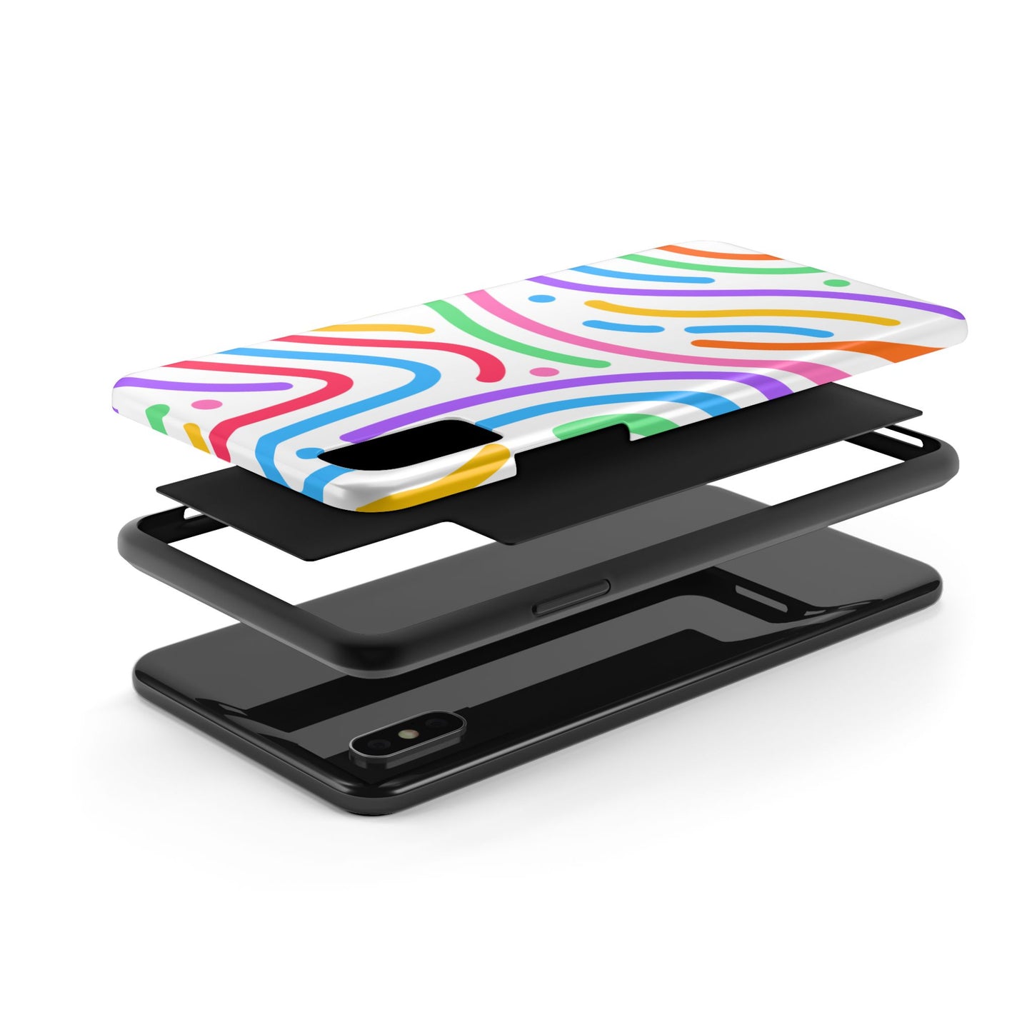 Rainbow Swirls Phone Case (Apple & Android)