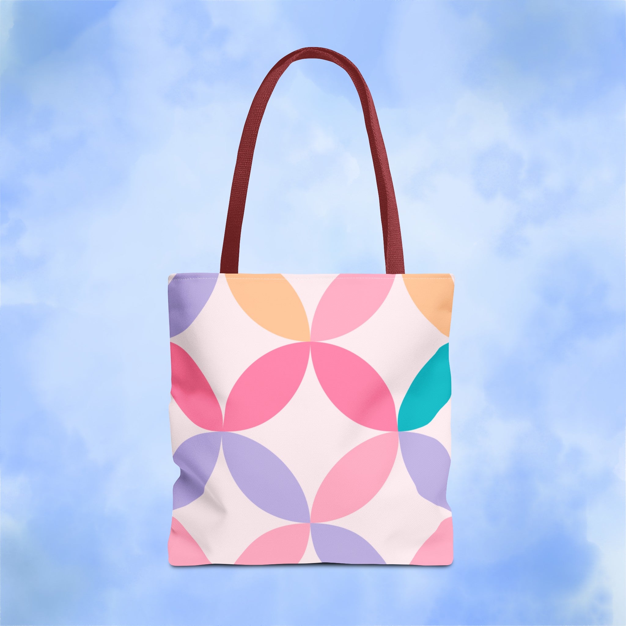 Pastel Geometric Tote Bag