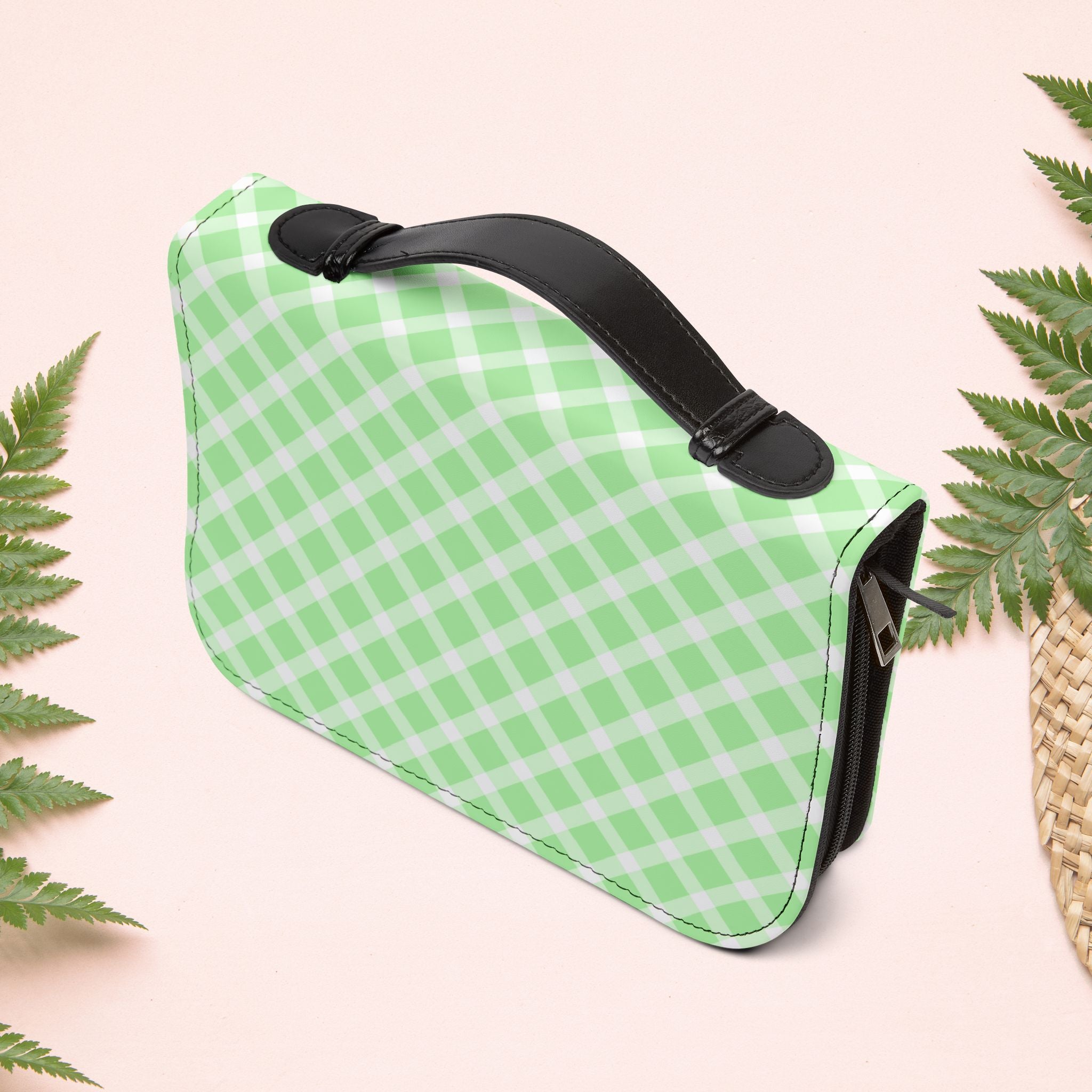 Green Picnic Plaid Book Cover