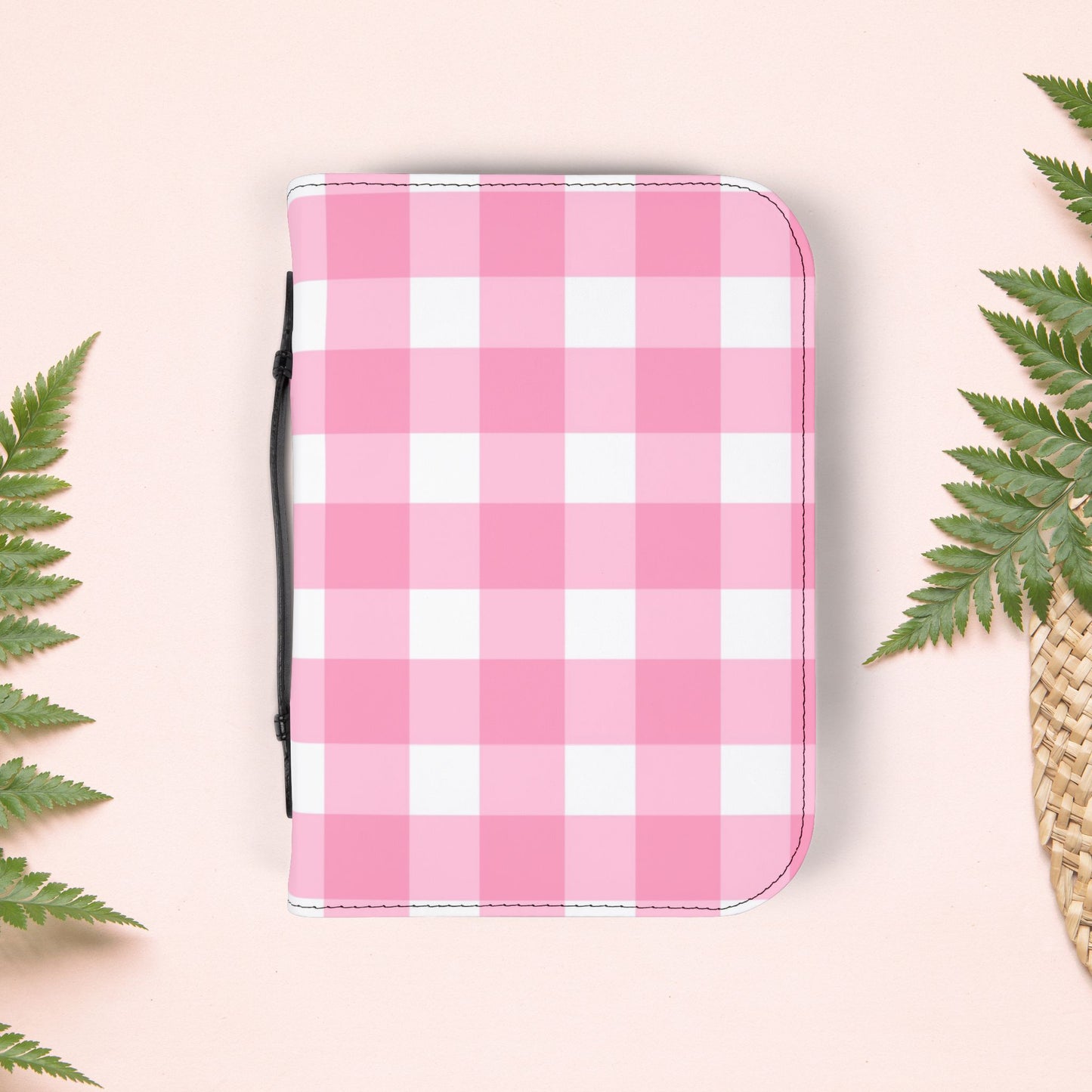 Pink Gingham Book Cover