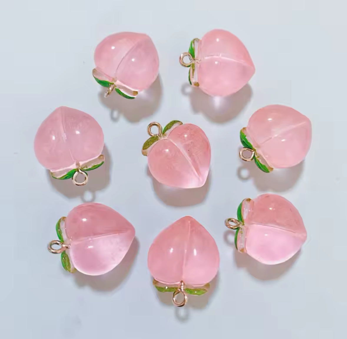 Pretty Peach Dust Plug Charm