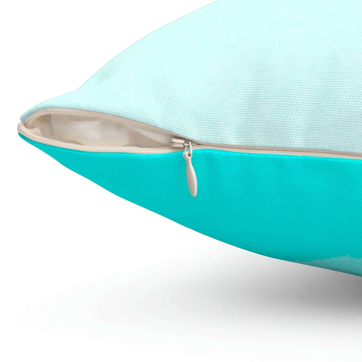 Clear Calm Waters Square Pillow Home Decor Pink Sweetheart